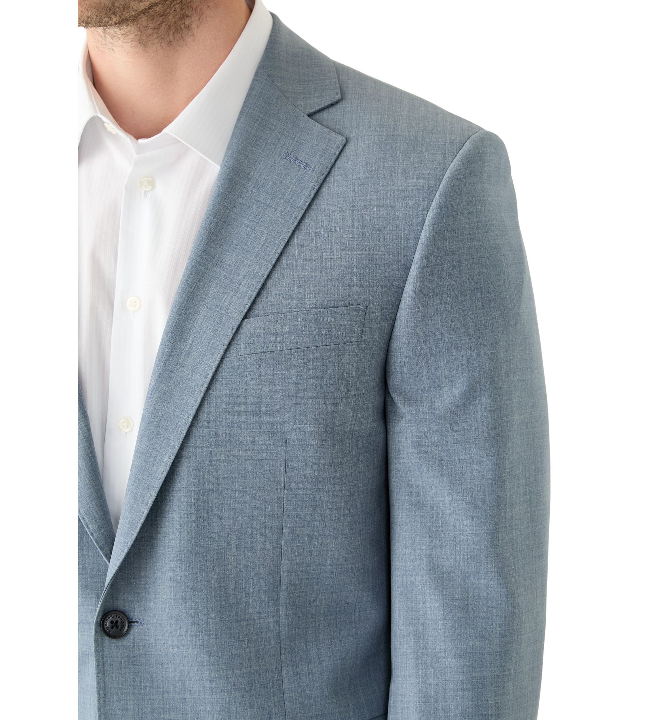 Wool Stretch Classic Fit Suit Jacket