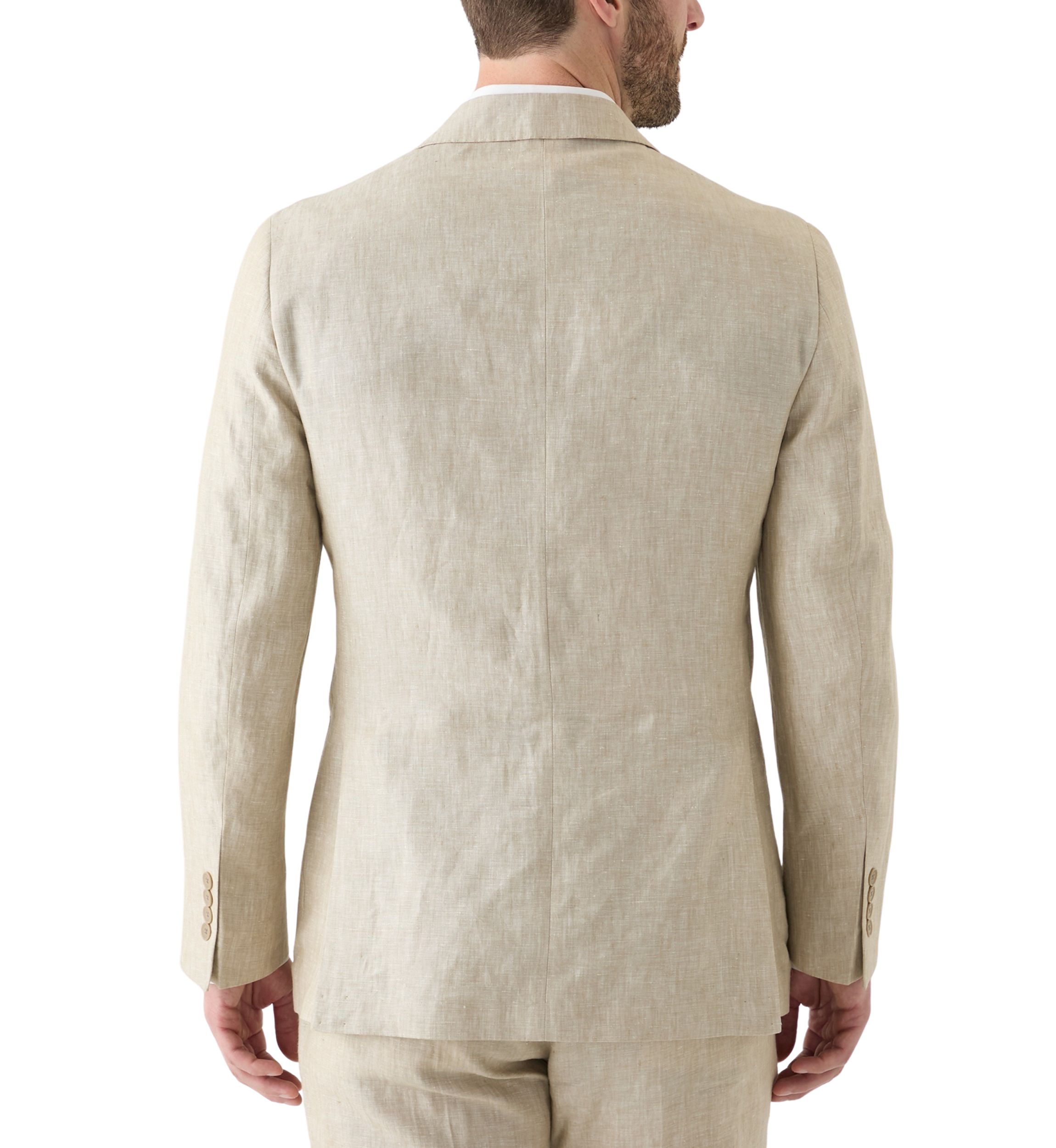 Mens Linen Classic Fit Suit Separate Jacket 