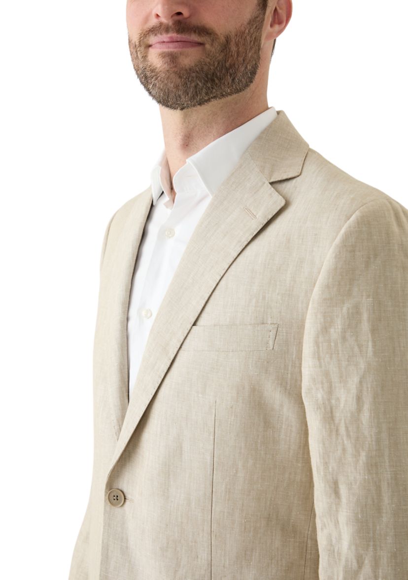 Mens Linen Classic Fit Suit Separate Jacket 