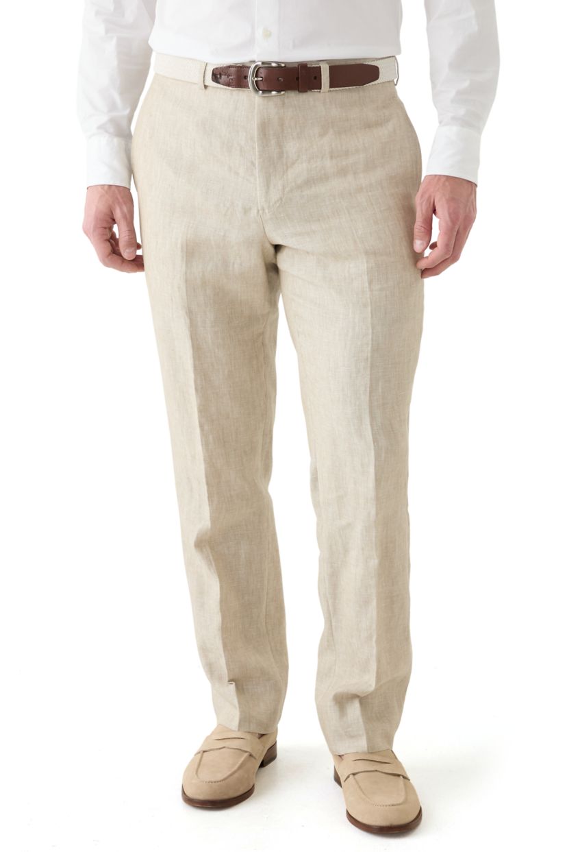 Mens Linen Classic Fit Suit Separate Pants