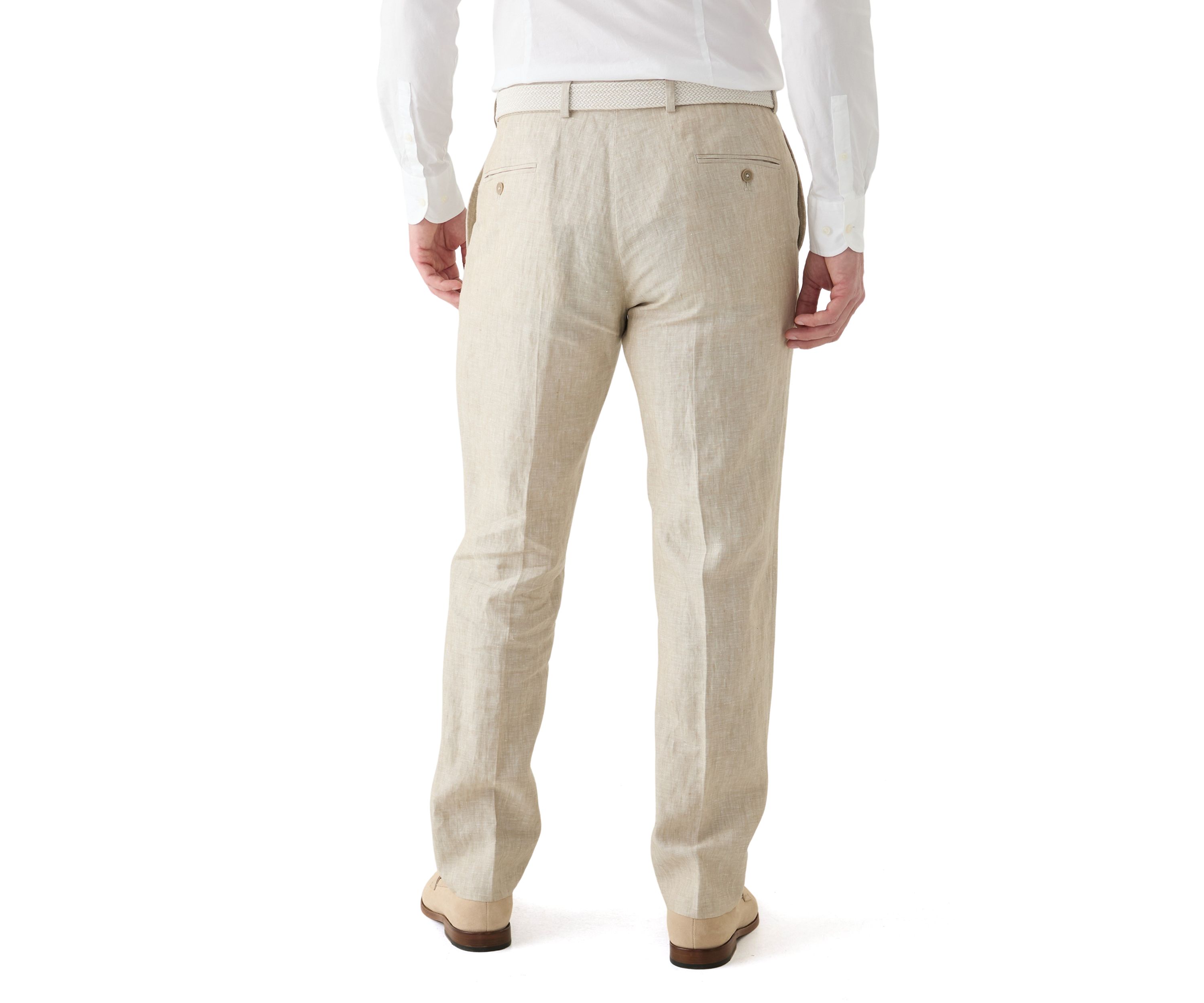 Mens Linen Classic Fit Suit Separate Pants