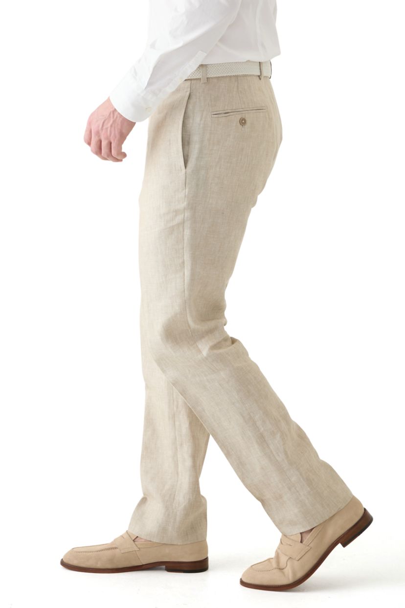 Mens Linen Classic Fit Suit Separate Pants