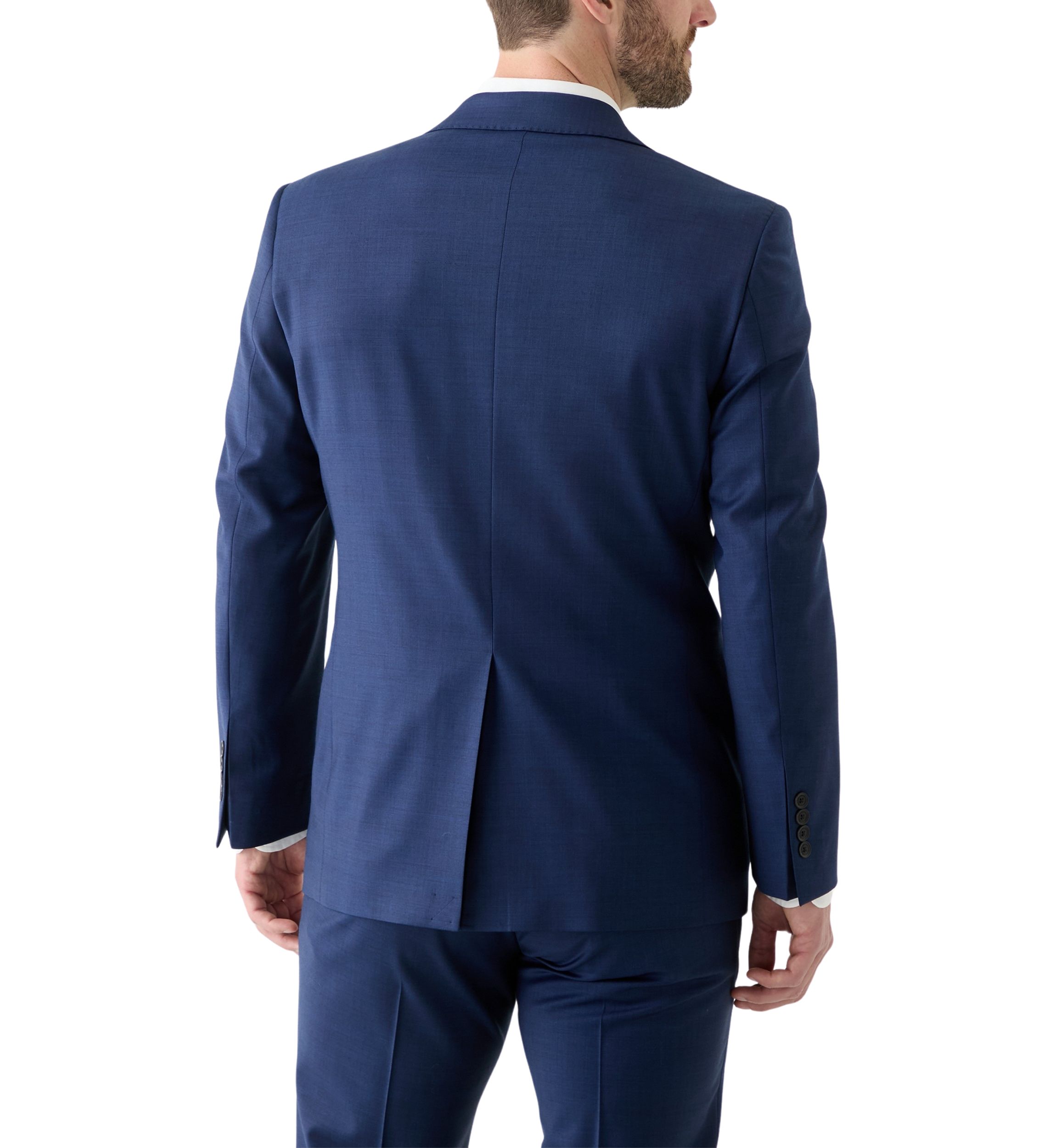Wool Stretch Classic Fit Suit Jacket