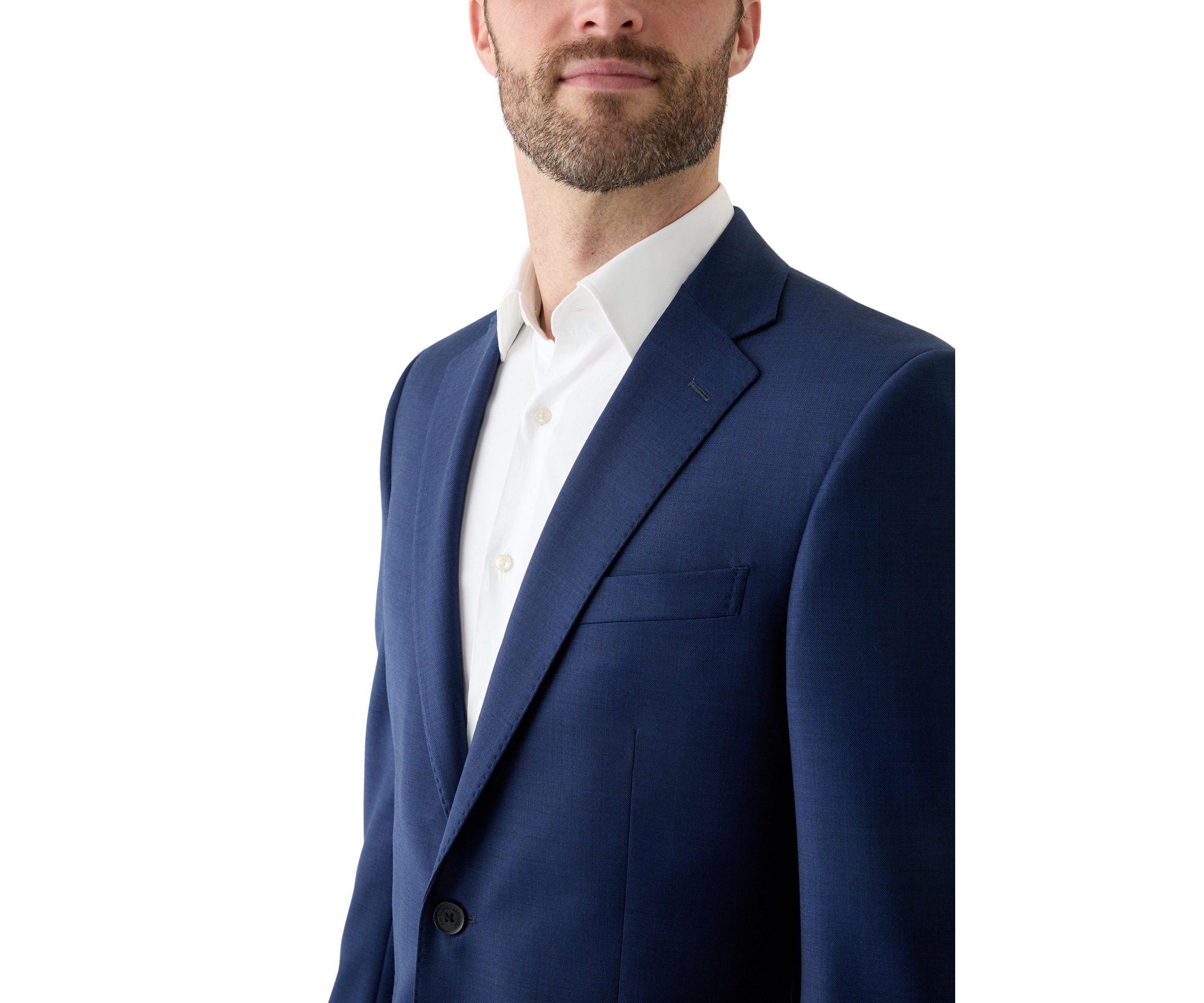 Wool Stretch Classic Fit Suit Jacket