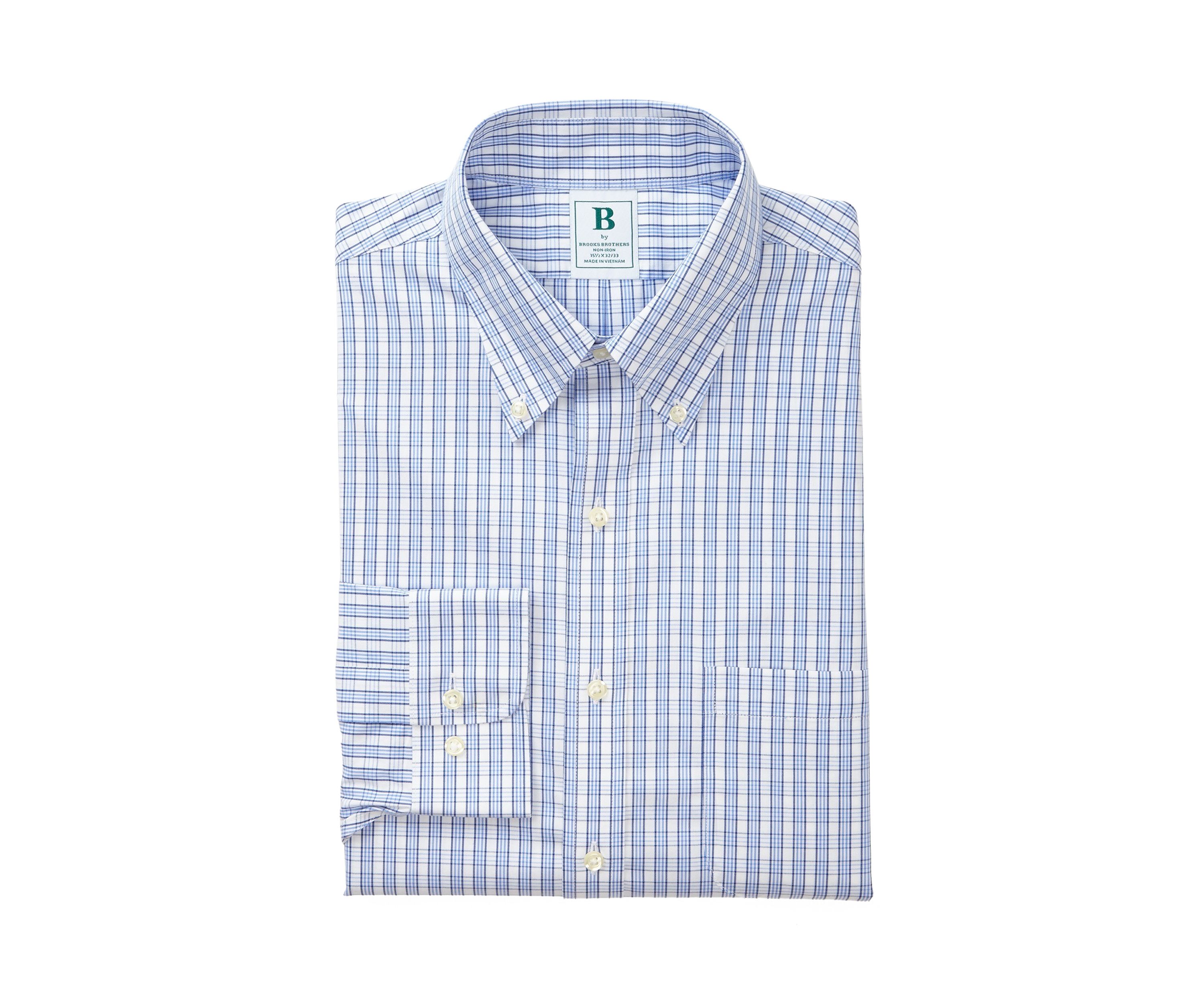 Mens Check Plaid Printed Button Down Dress Shirt