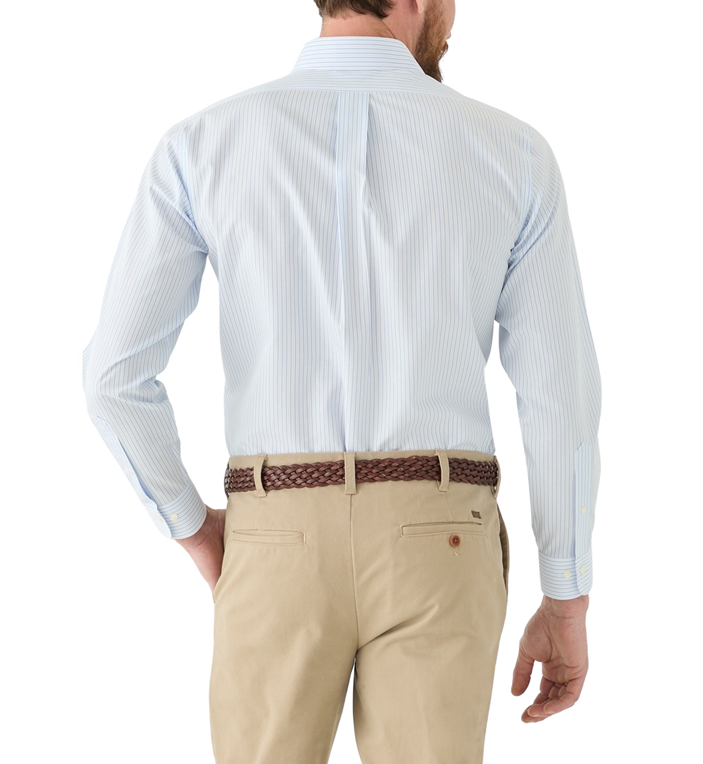 Mens Ainsley Collar Non Iron Regular Fit Dress Shirt
