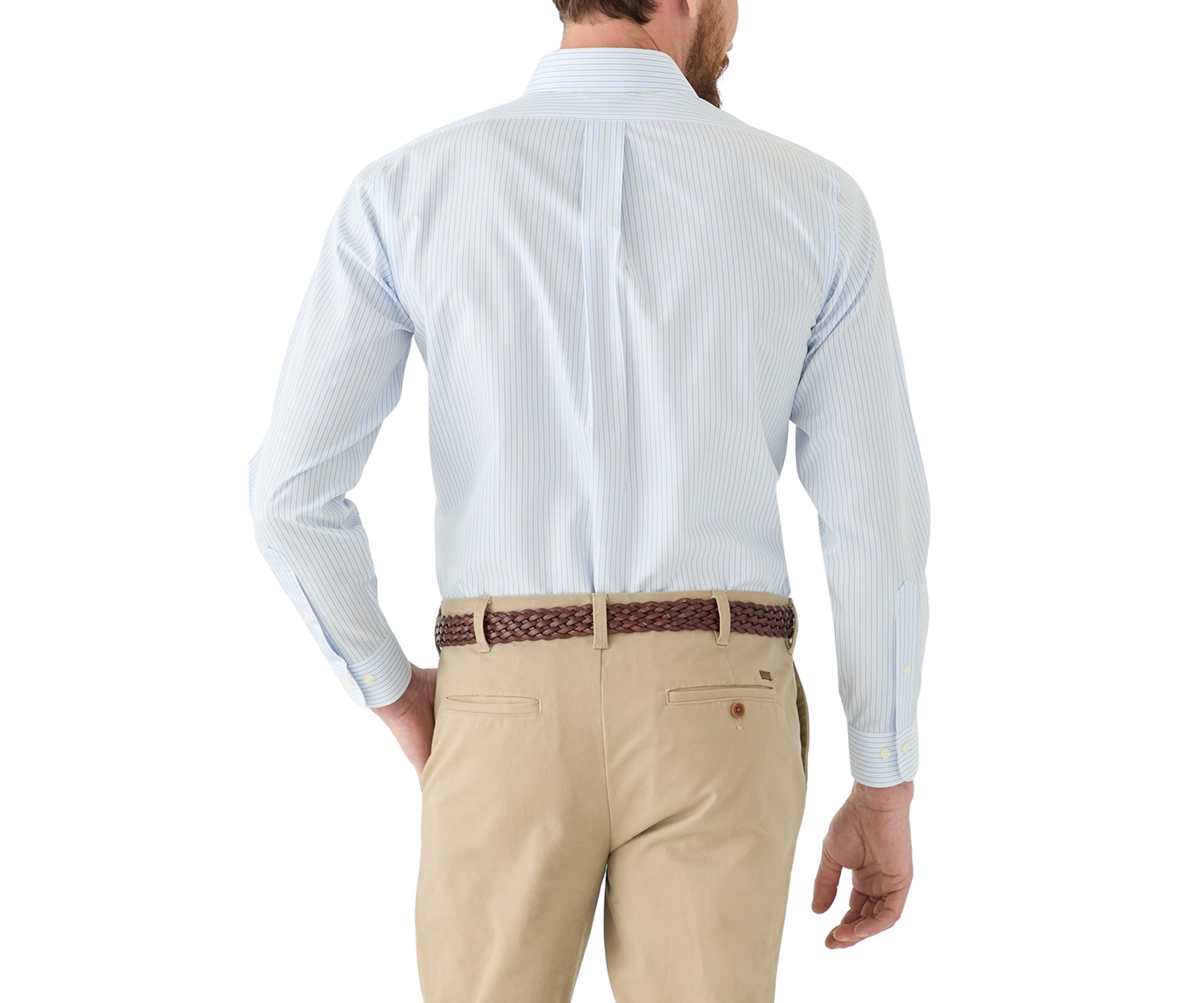Mens Ainsley Collar Non Iron Regular Fit Dress Shirt