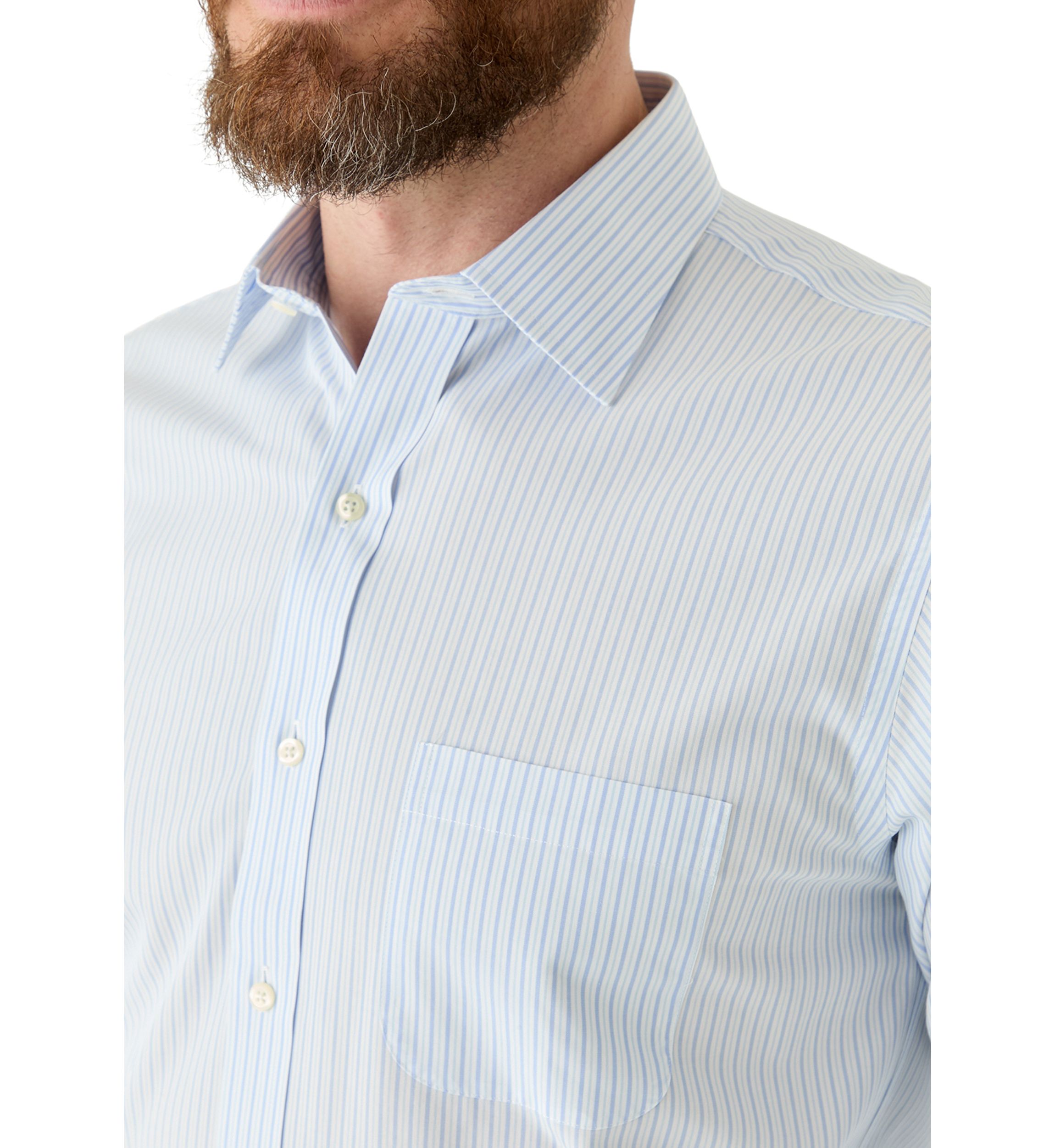 Mens Ainsley Collar Non Iron Regular Fit Dress Shirt