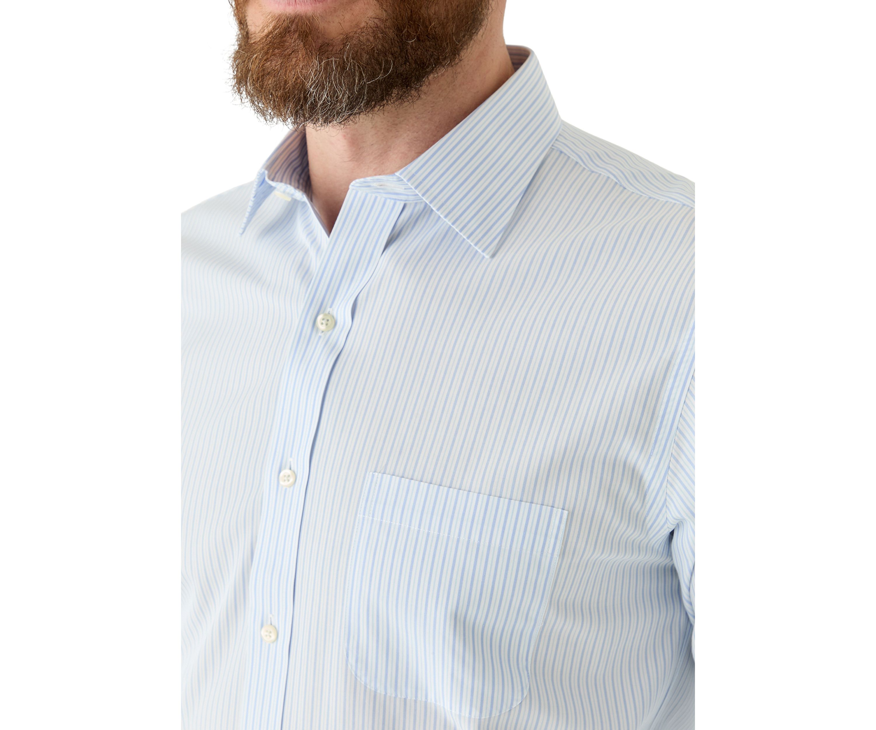 Mens Ainsley Collar Non Iron Regular Fit Dress Shirt