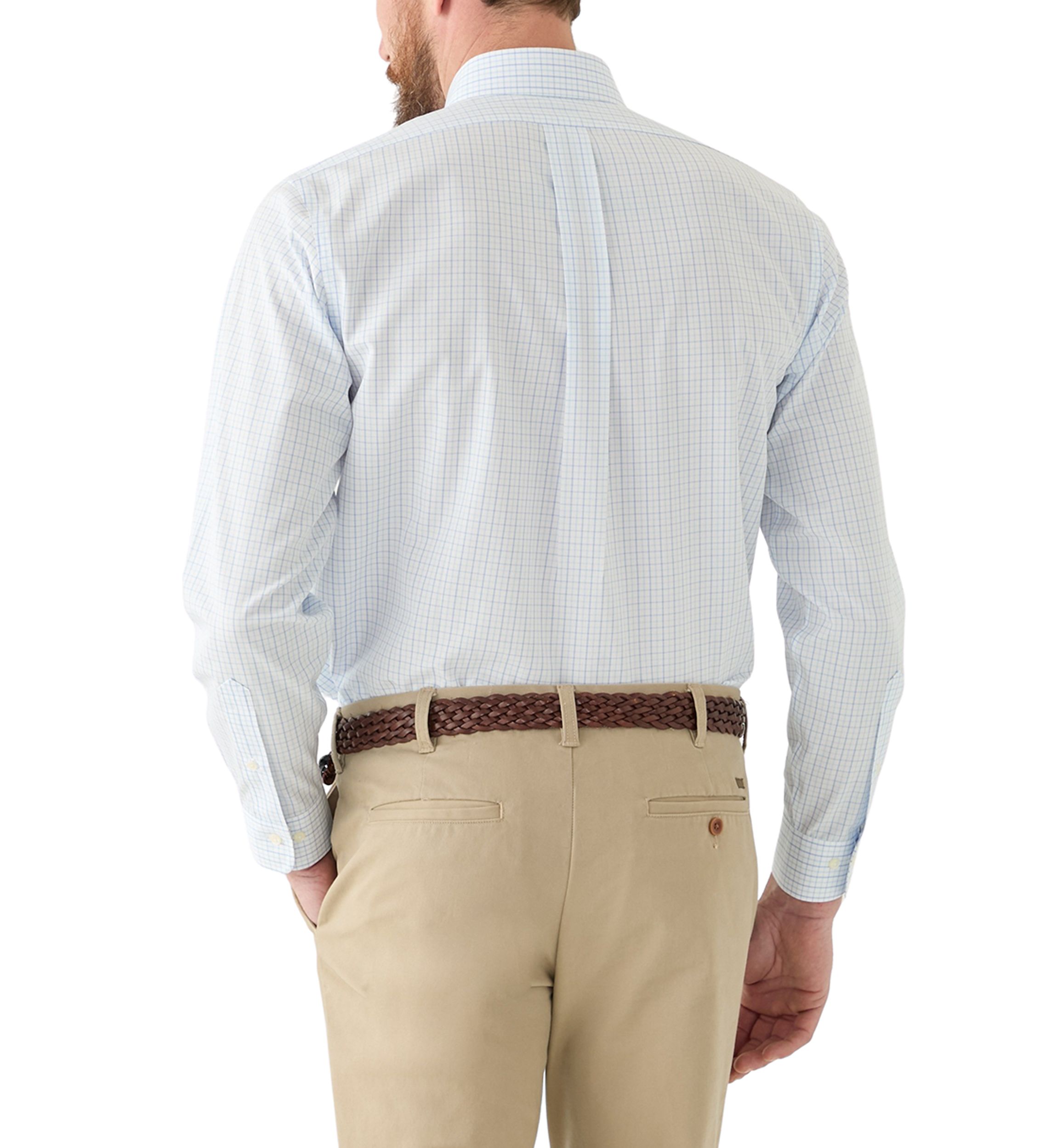Mens Ainsley Collar Non Iron Regular Fit Dress Shirt
