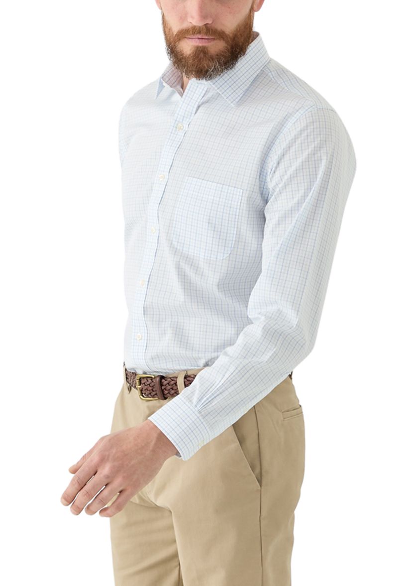 Mens Ainsley Collar Non Iron Regular Fit Dress Shirt