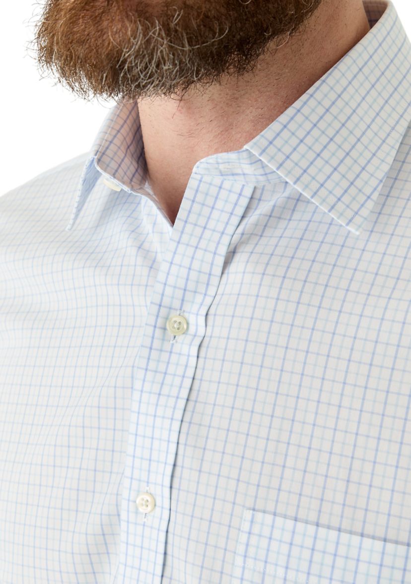 Mens Ainsley Collar Non Iron Regular Fit Dress Shirt