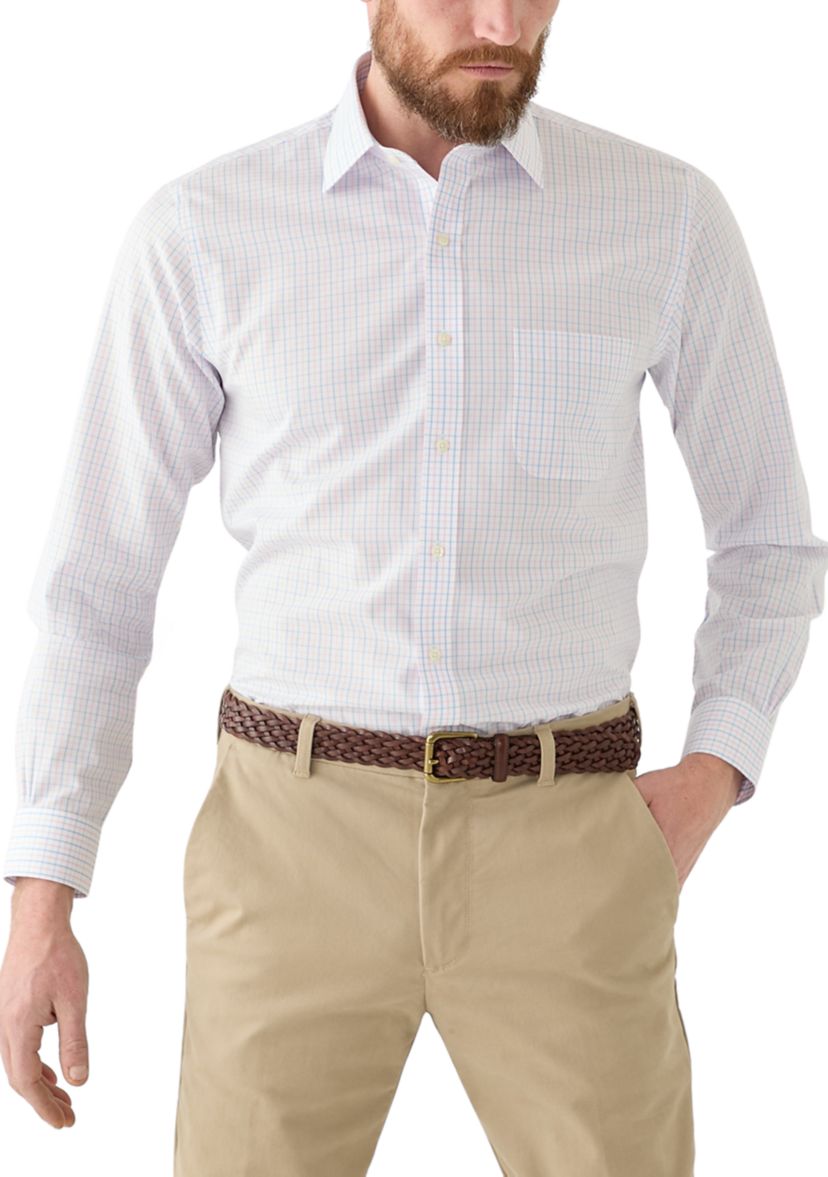 Mens Ainsley Collar Non Iron Regular Fit Dress Shirt