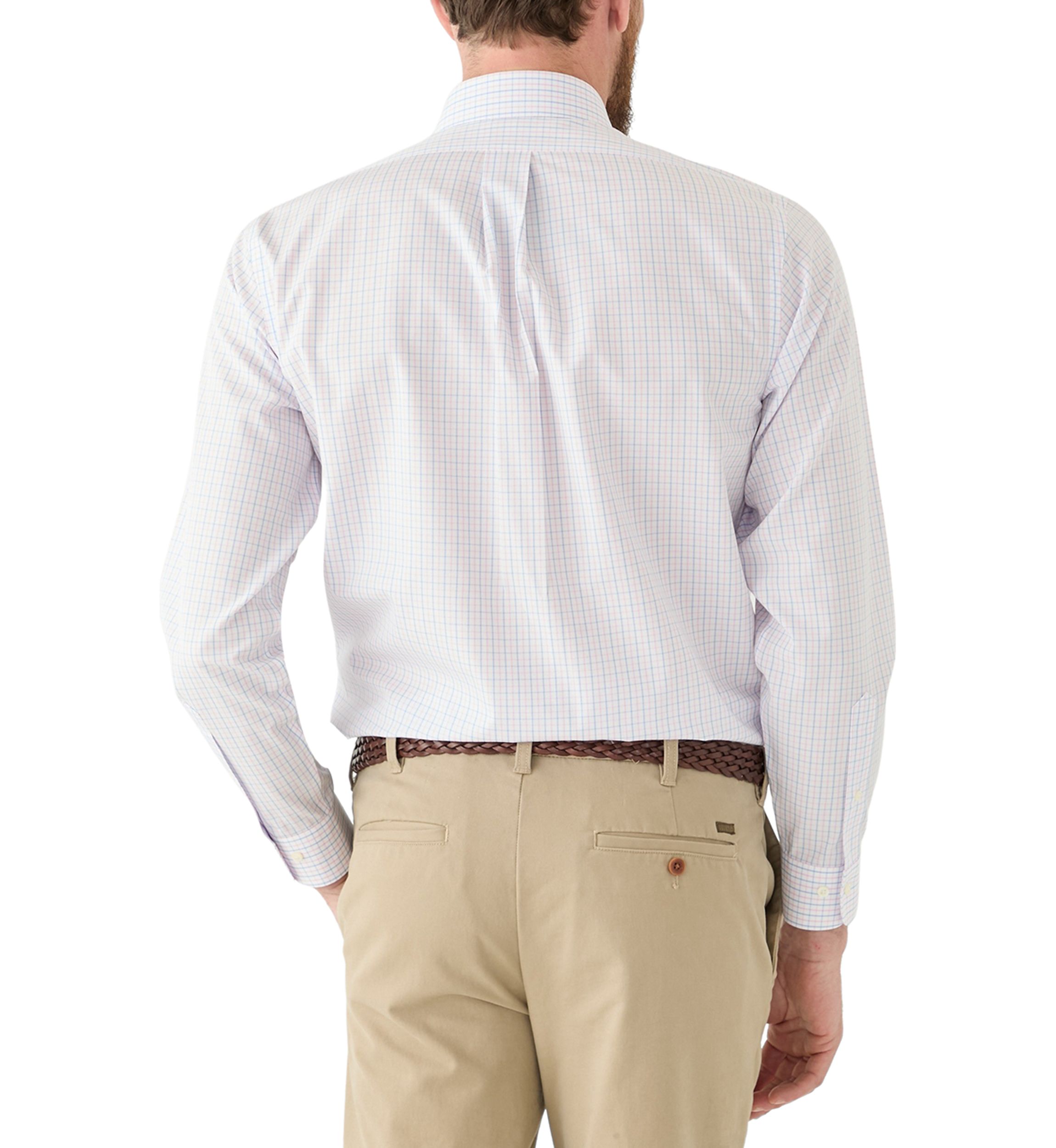 Mens Ainsley Collar Non Iron Regular Fit Dress Shirt