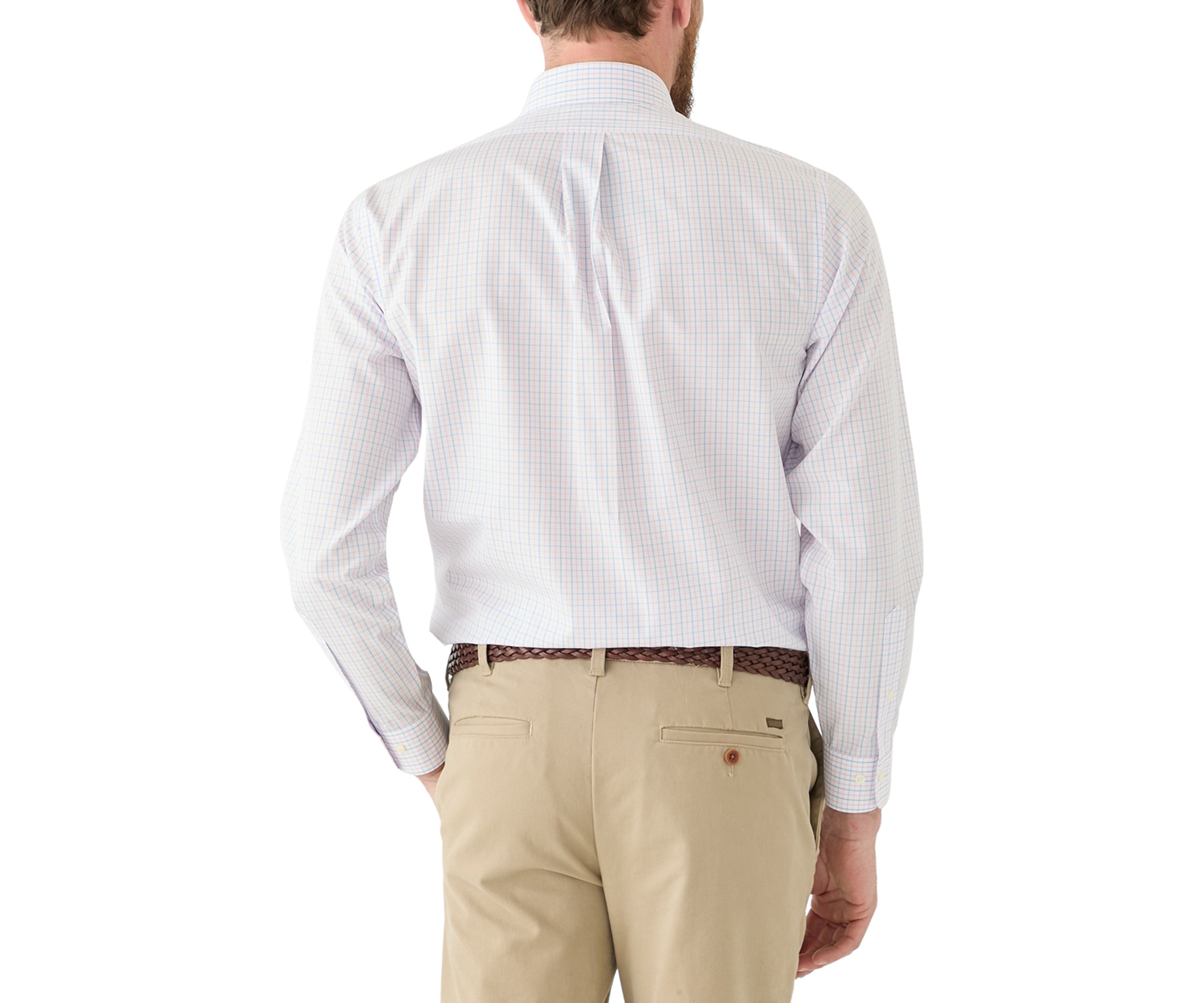 Mens Ainsley Collar Non Iron Regular Fit Dress Shirt