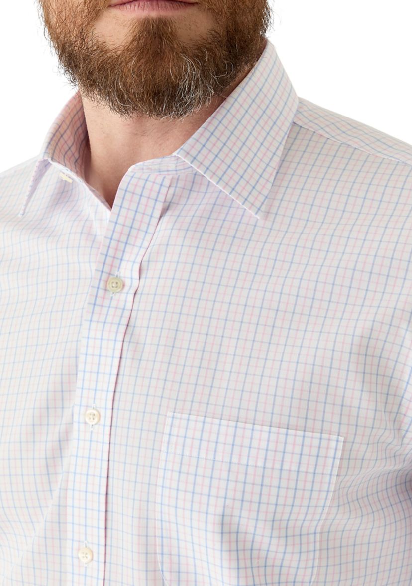 Mens Ainsley Collar Non Iron Regular Fit Dress Shirt