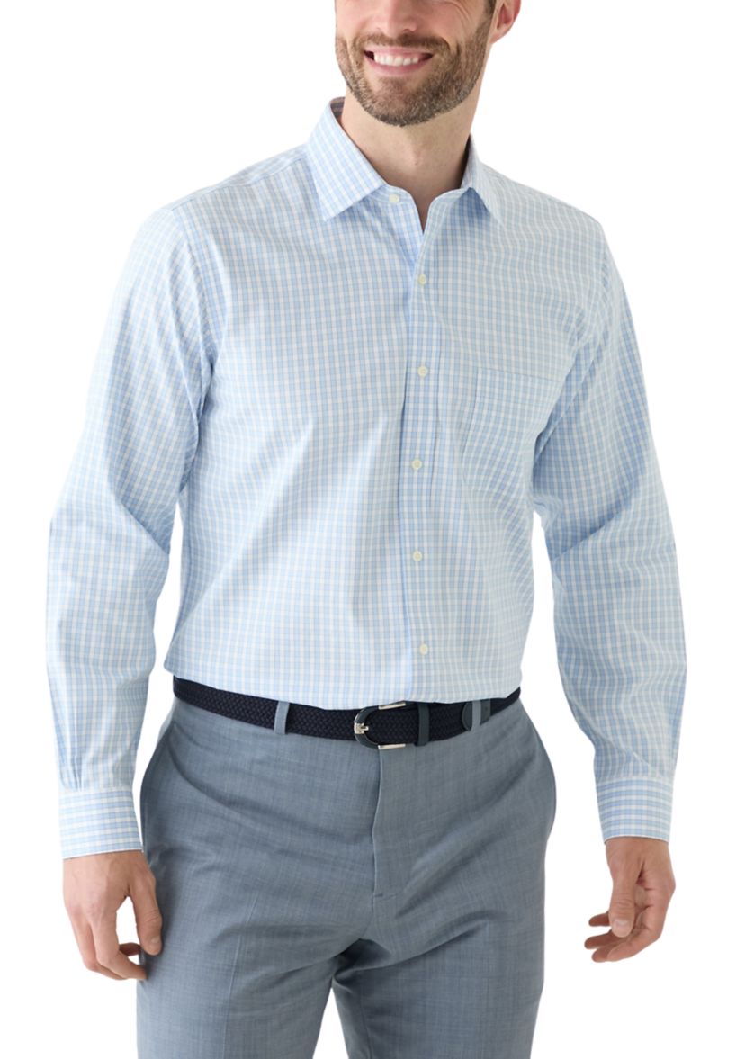 Mens Ainsley Collar Non Iron Regular Fit Dress Shirt