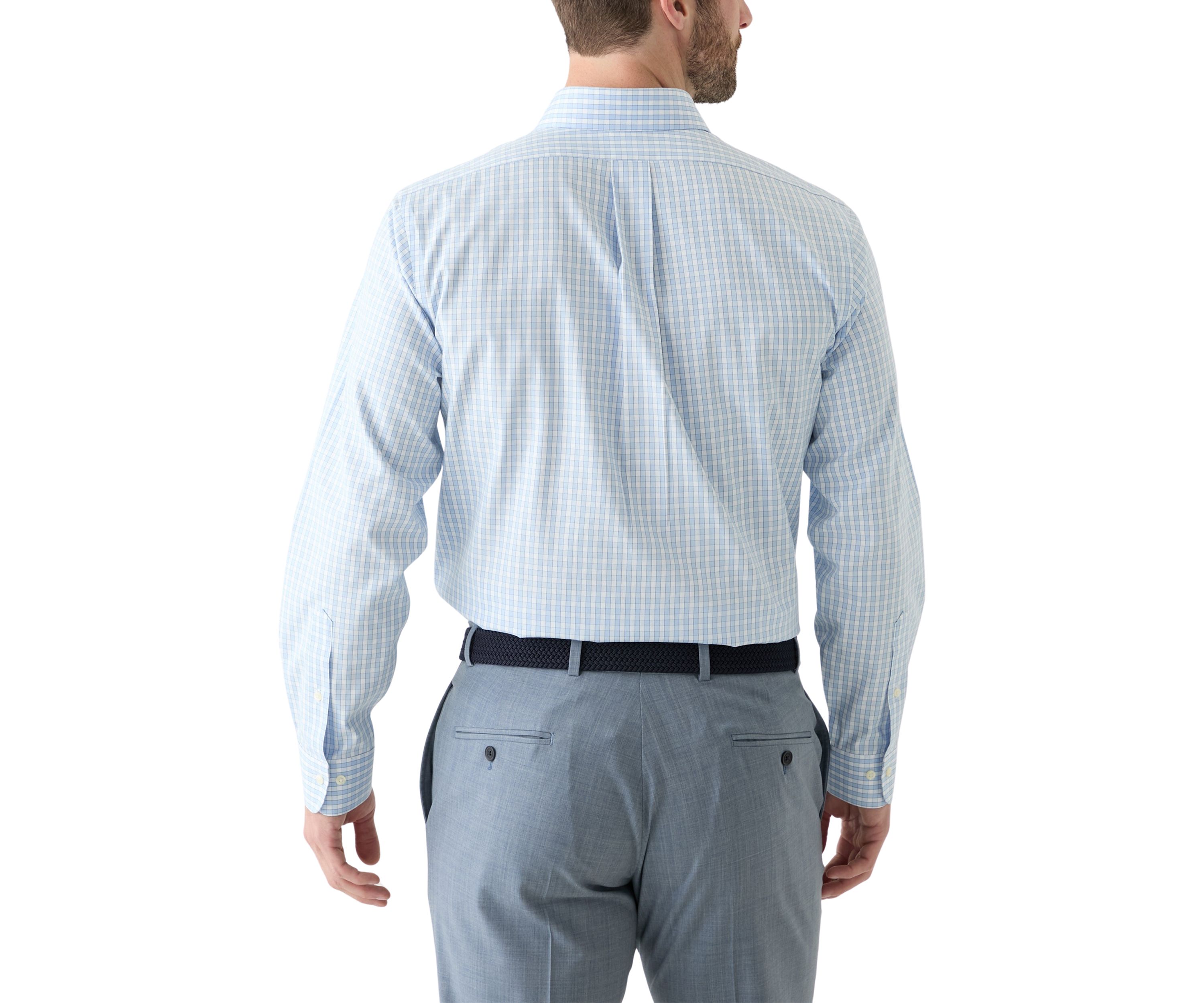 Mens Ainsley Collar Non Iron Regular Fit Dress Shirt