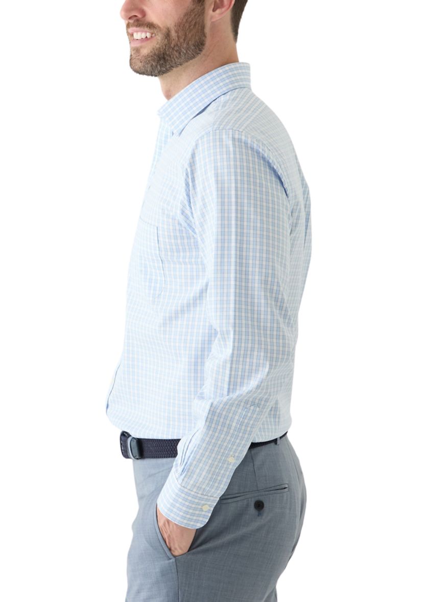 Mens Ainsley Collar Non Iron Regular Fit Dress Shirt