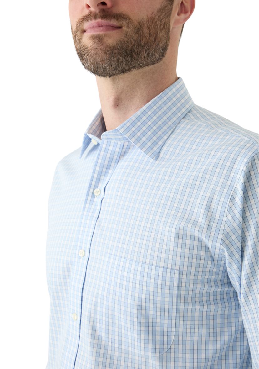 Mens Ainsley Collar Non Iron Regular Fit Dress Shirt