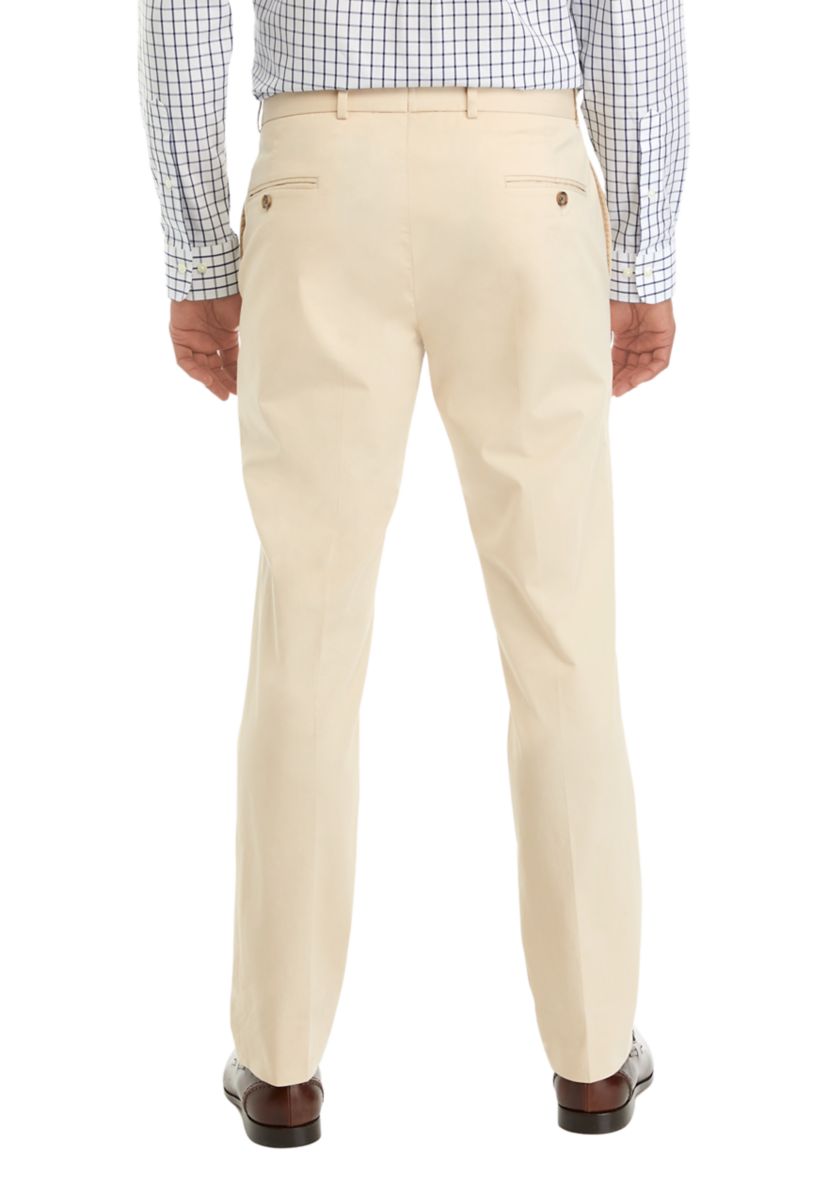 Cotton Classic Fit Suit Trousers
