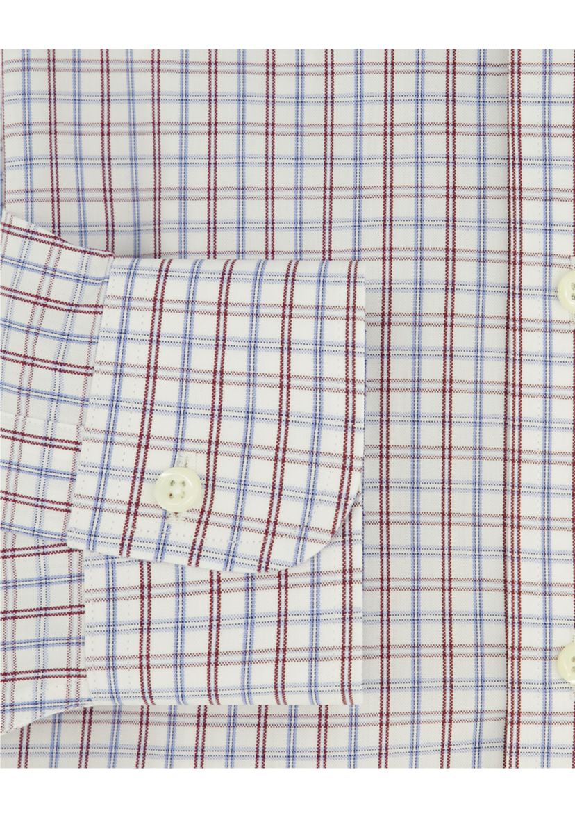 Regular Fit Non-Iron Windowpane Dress Shirt