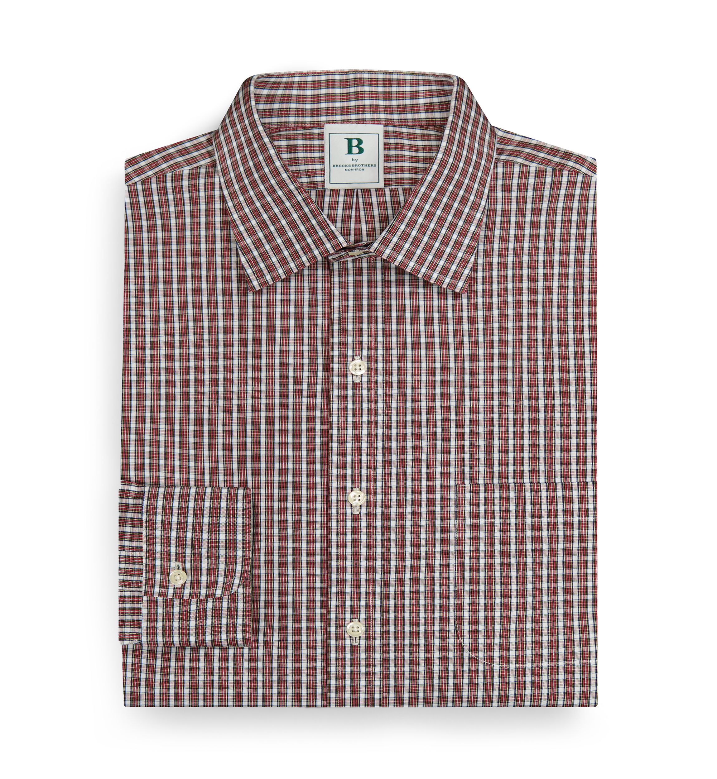  Regular Fit Non-Iron Tartan Dress Shirt