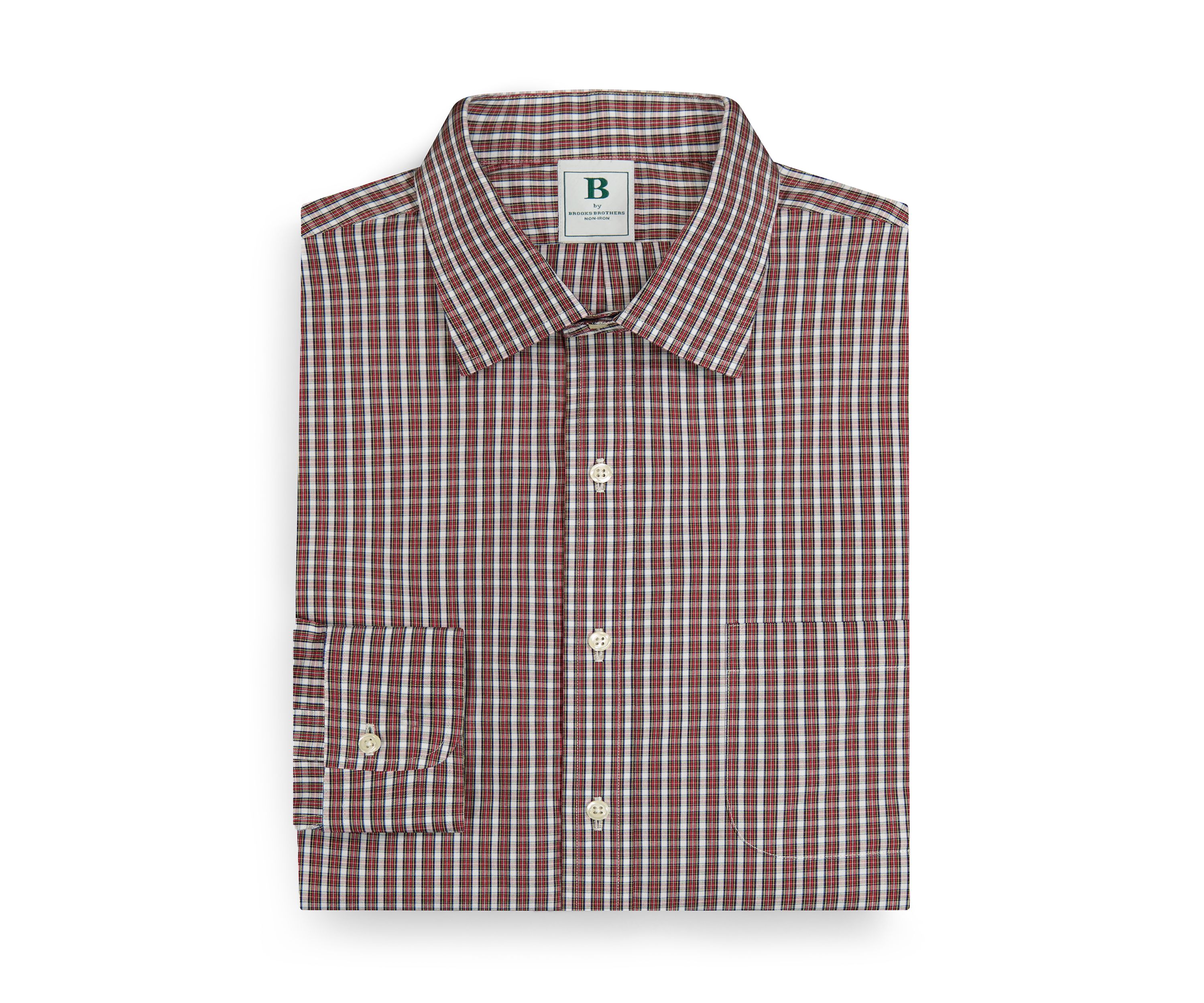  Regular Fit Non-Iron Tartan Dress Shirt