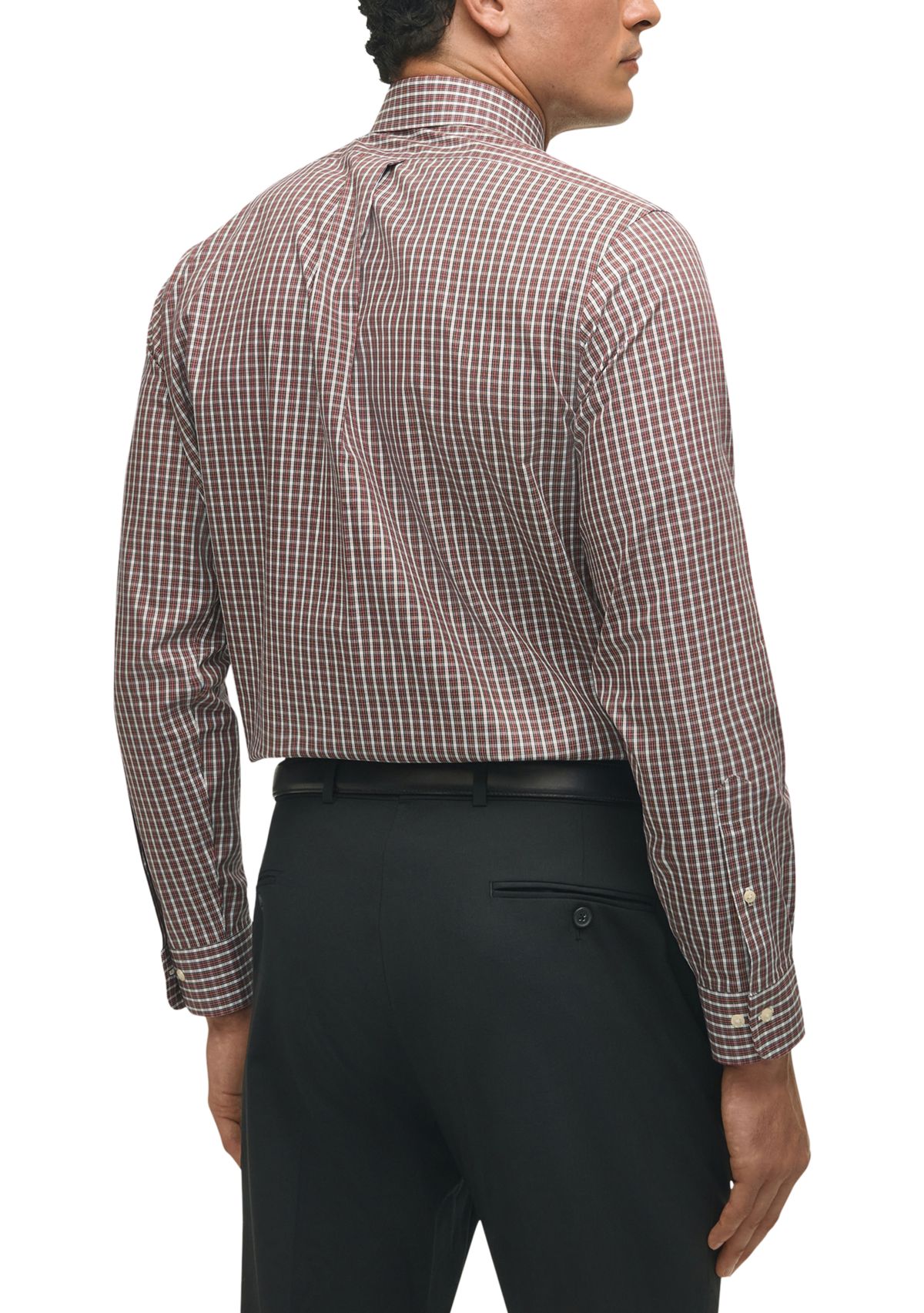  Regular Fit Non-Iron Tartan Dress Shirt