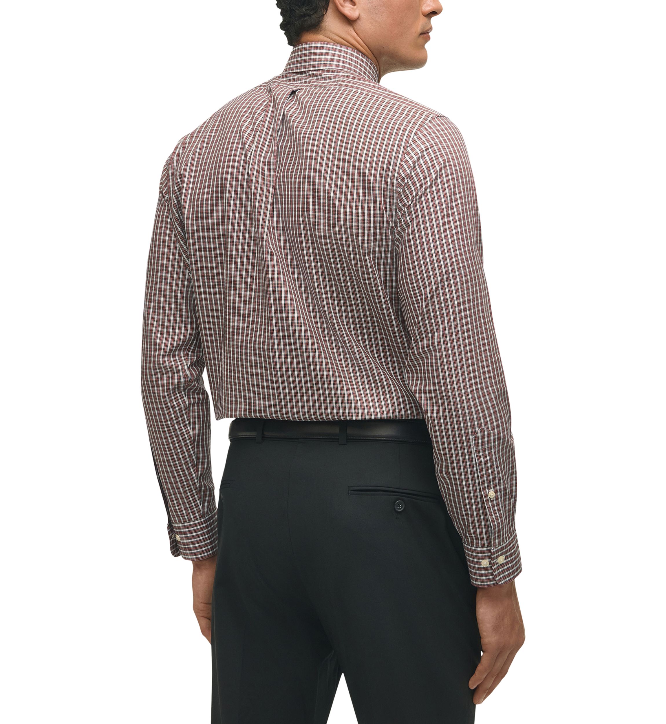  Regular Fit Non-Iron Tartan Dress Shirt