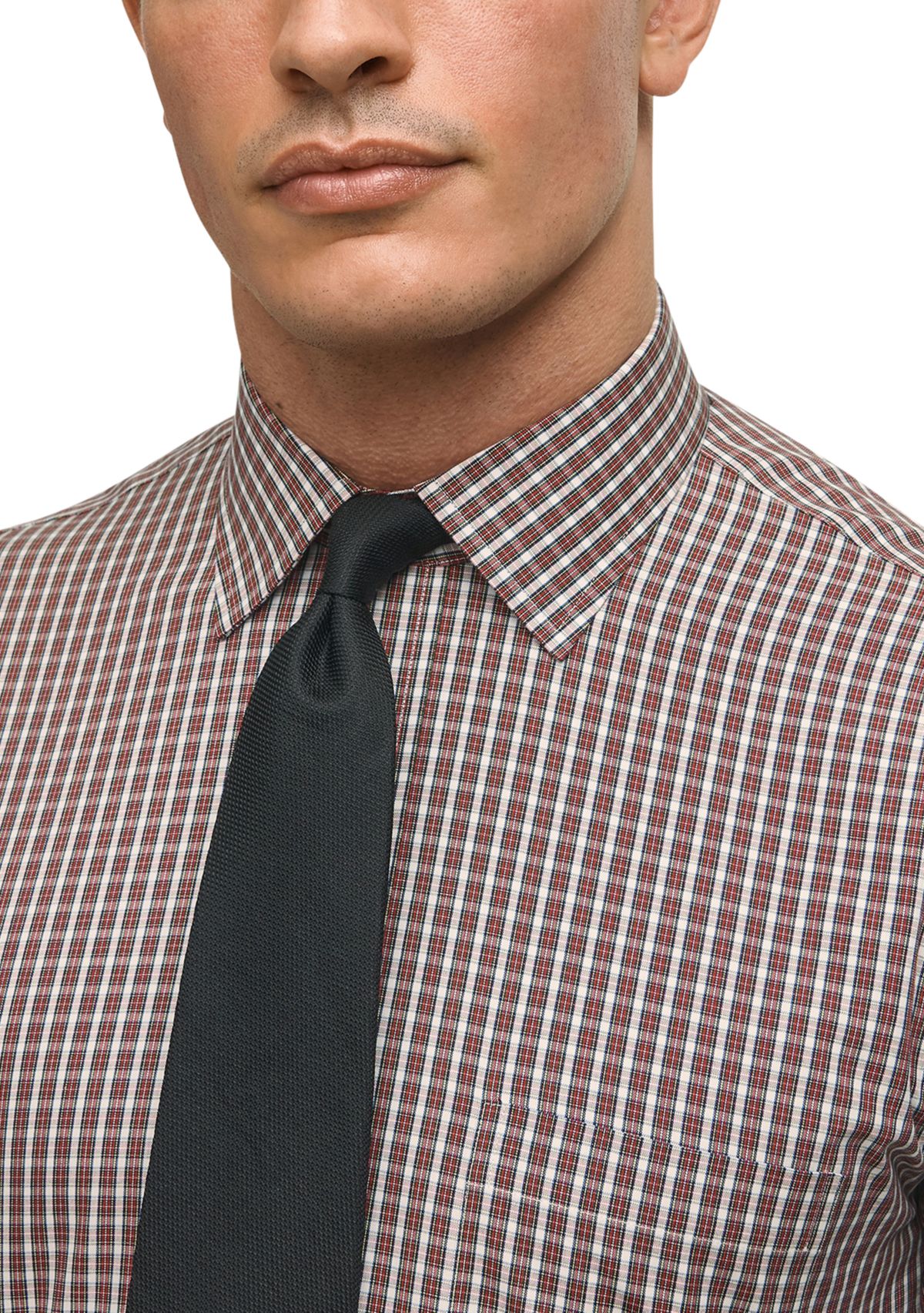  Regular Fit Non-Iron Tartan Dress Shirt