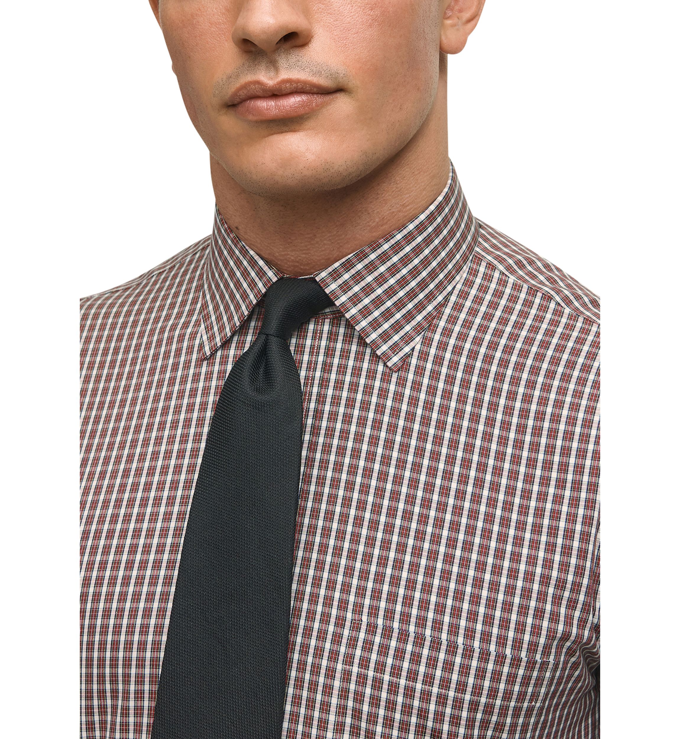  Regular Fit Non-Iron Tartan Dress Shirt
