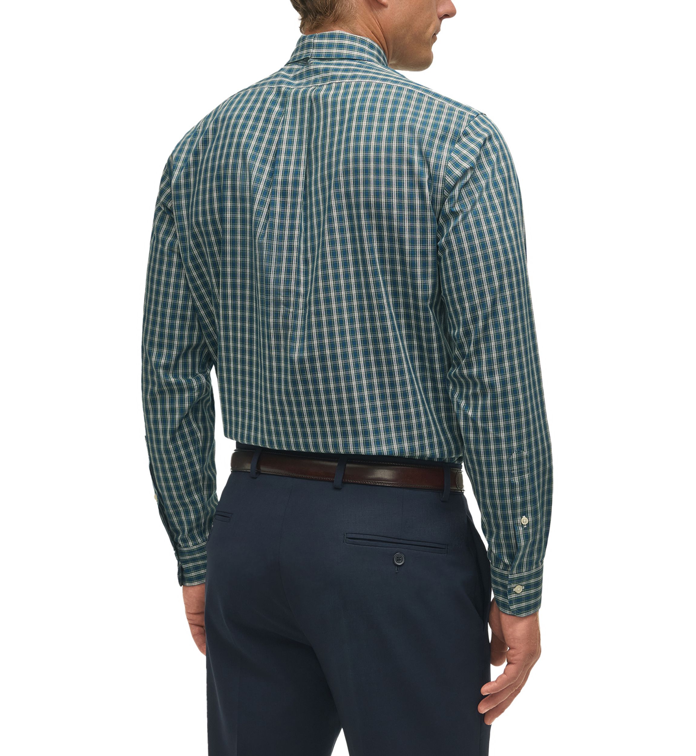 Regular Fit Non-Iron Tartan Dress Shirt
