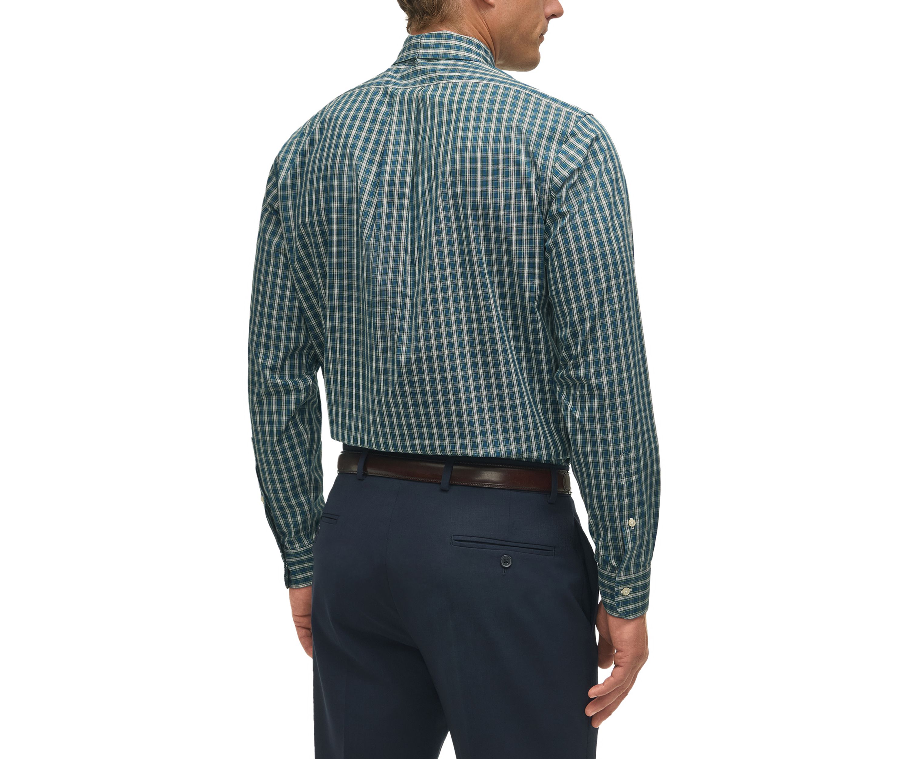 Regular Fit Non-Iron Tartan Dress Shirt