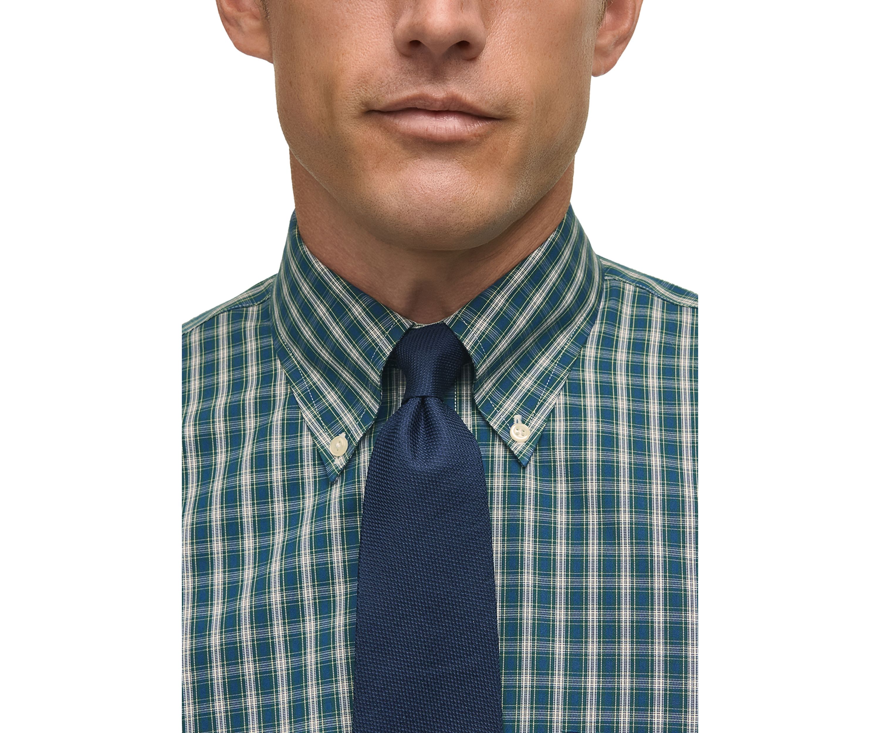 Regular Fit Non-Iron Tartan Dress Shirt