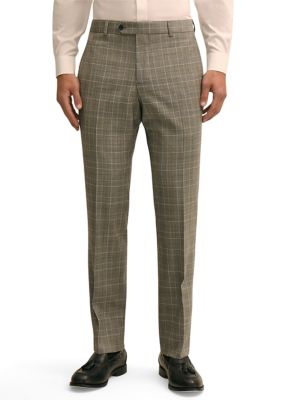 B by Brooks Brothers Men's Over Check Pants