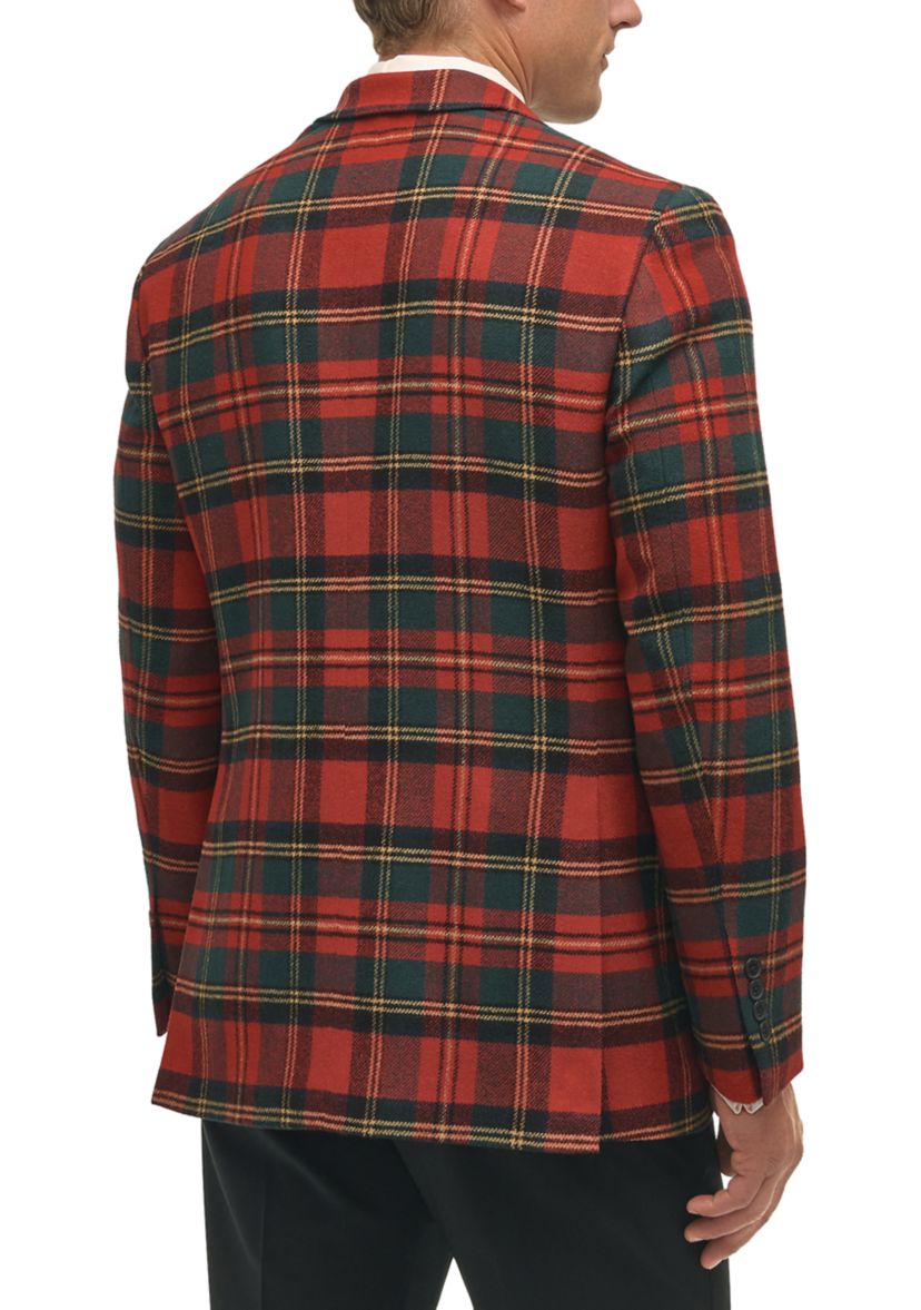 Tartan Wool Stretch Classic Fit Sportcoat