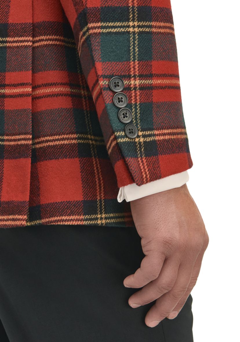 Tartan Wool Stretch Classic Fit Sportcoat
