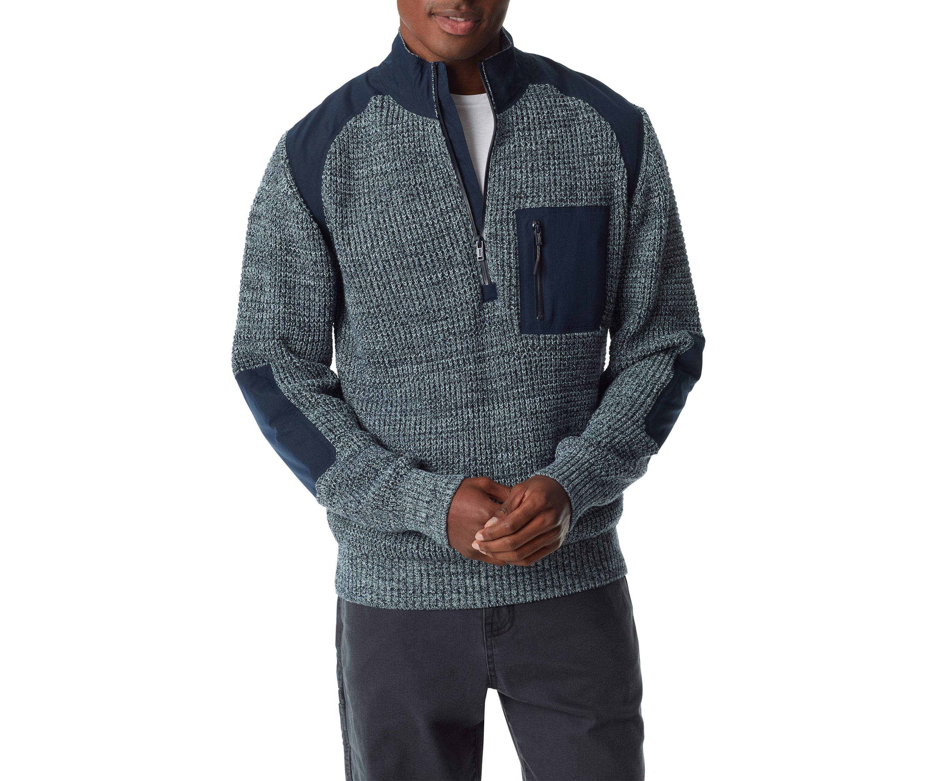 Mens 1/4 Zip Sweater