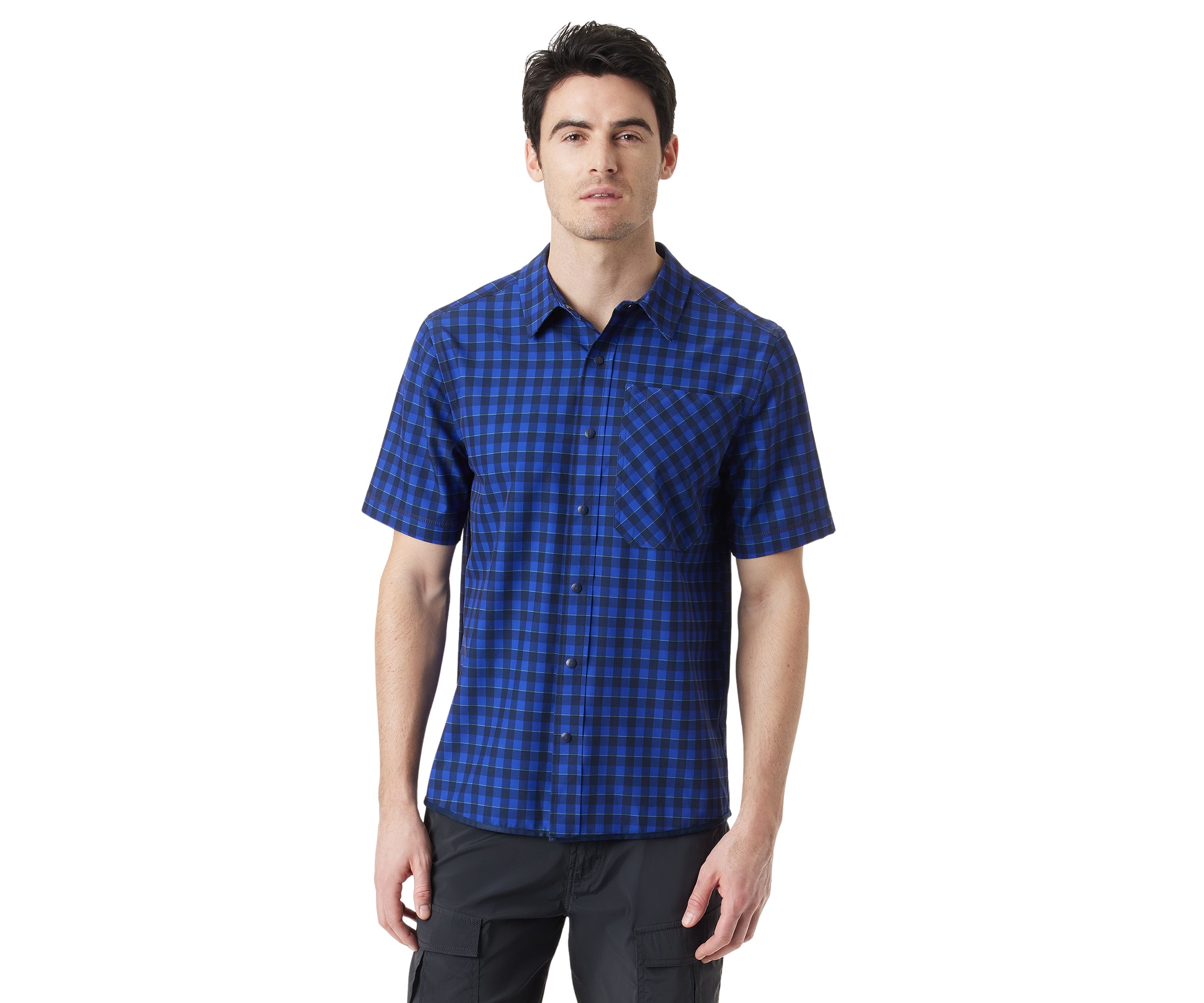 Short Sleeve Plaid Shirt