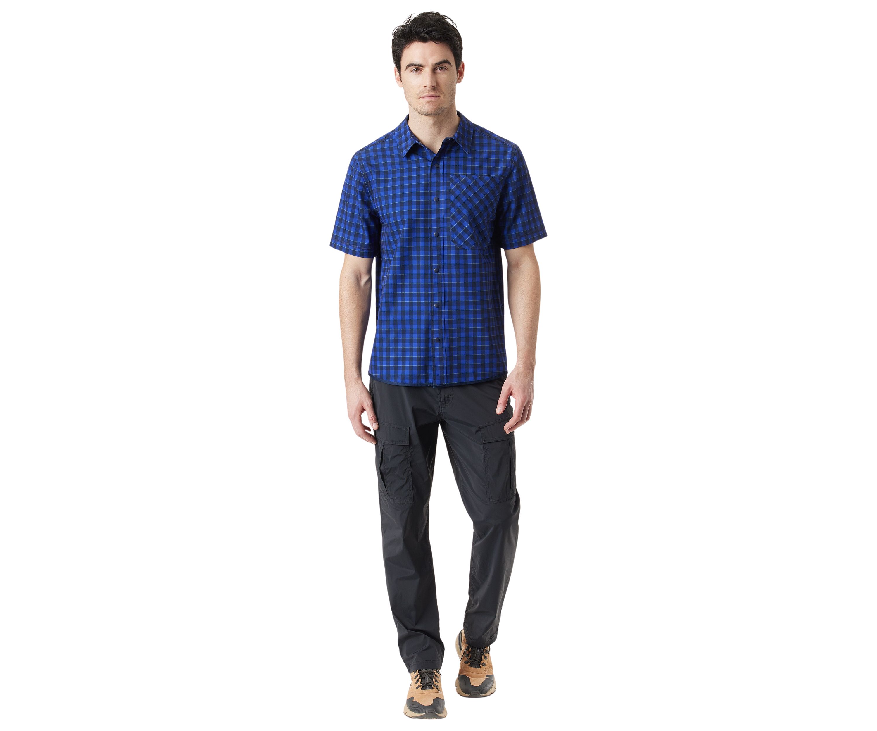 Short Sleeve Plaid Shirt