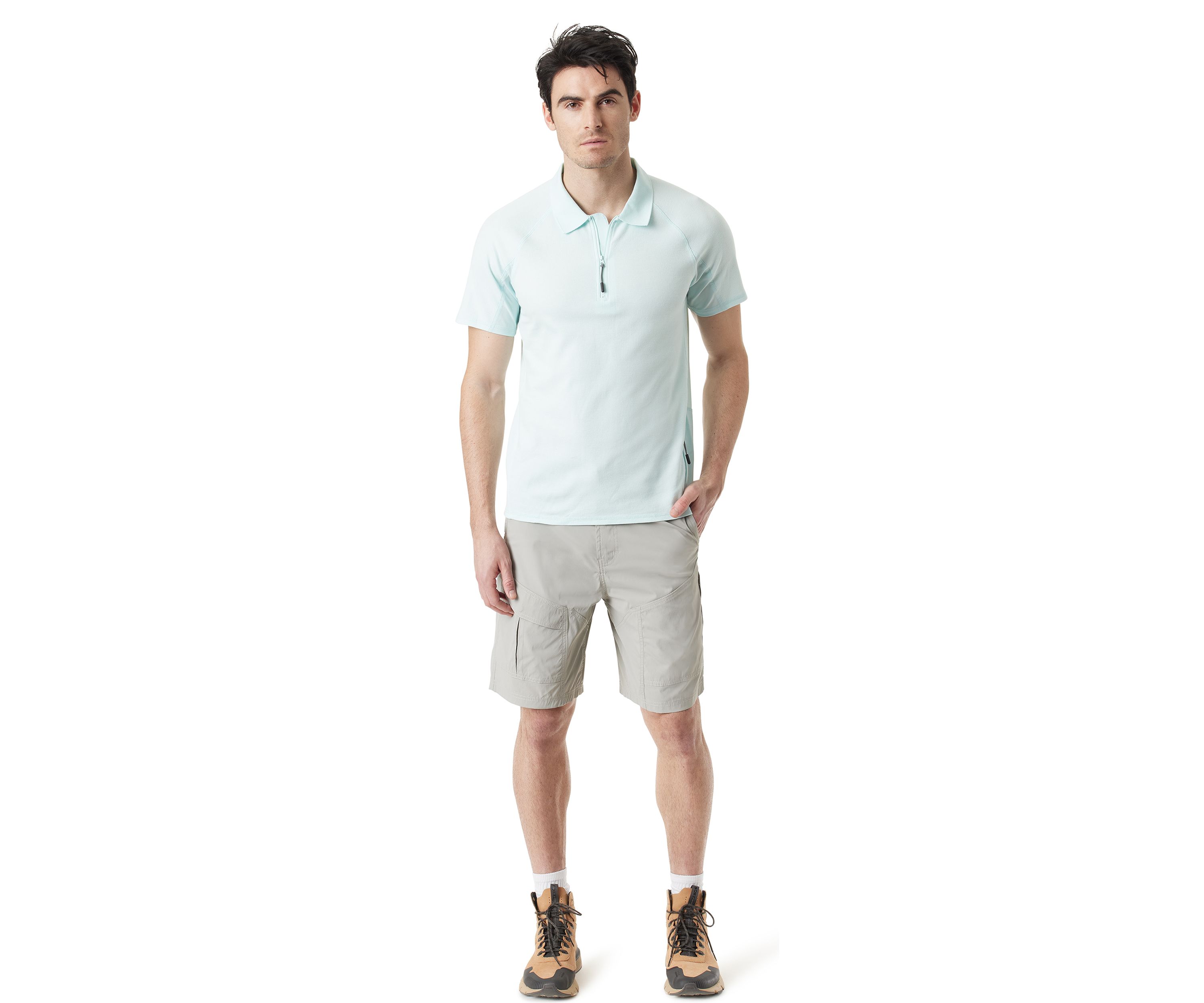 Half Zip Tech Polo Shirt