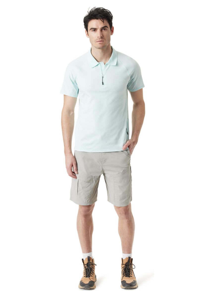 Half Zip Tech Polo Shirt
