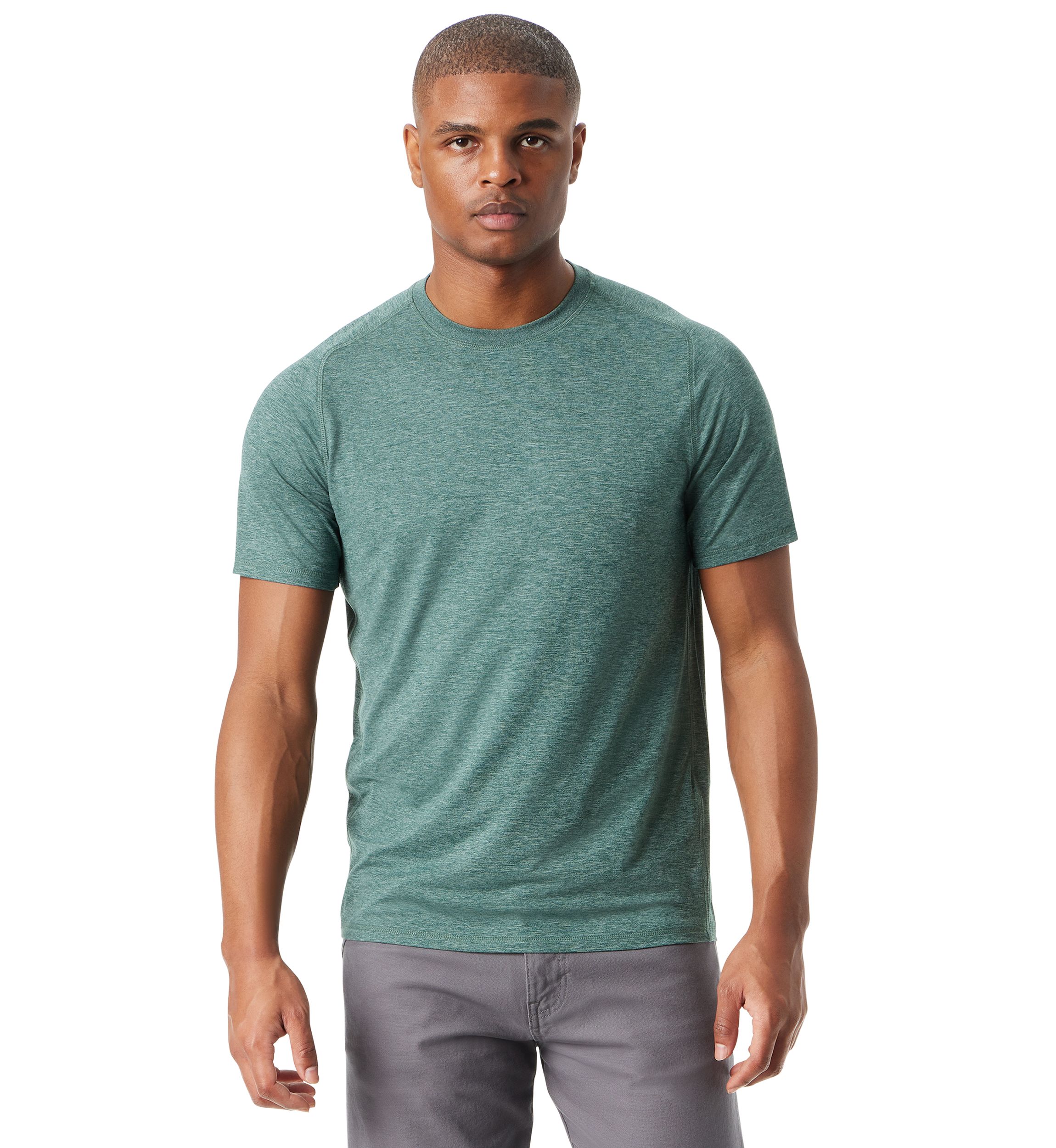 Mens Short Sleeve Micro Tech Performance T-Shirt