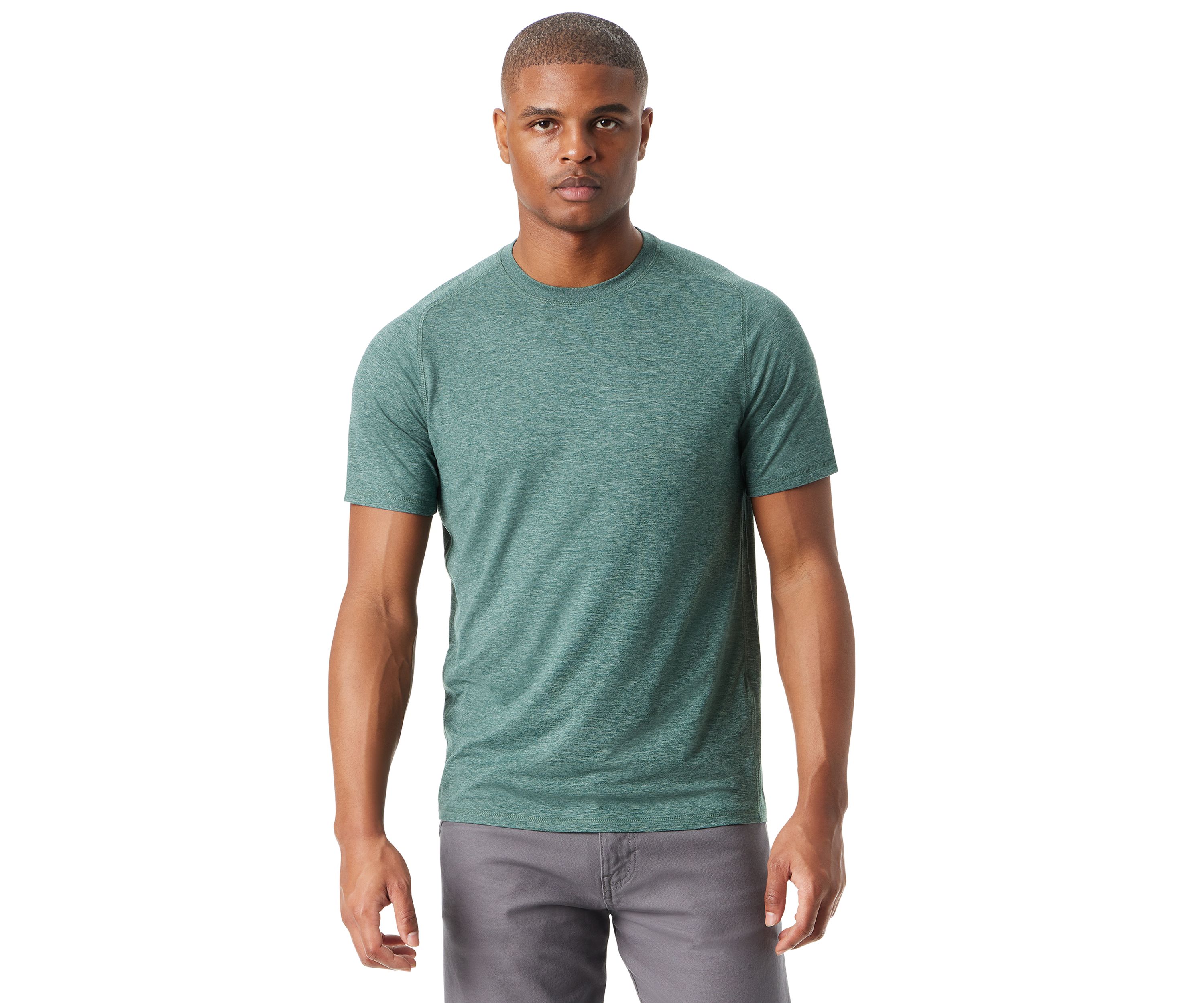 Mens Short Sleeve Micro Tech Performance T-Shirt