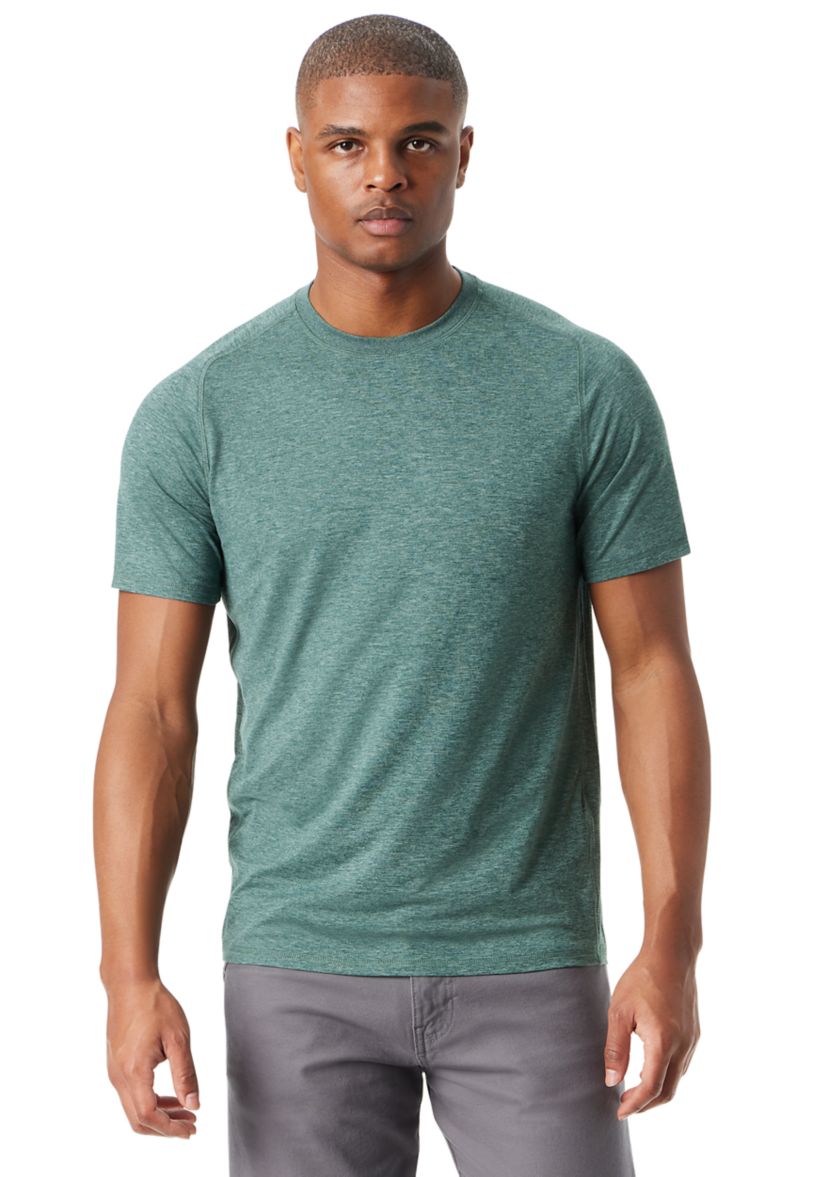 Mens Short Sleeve Micro Tech Performance T-Shirt