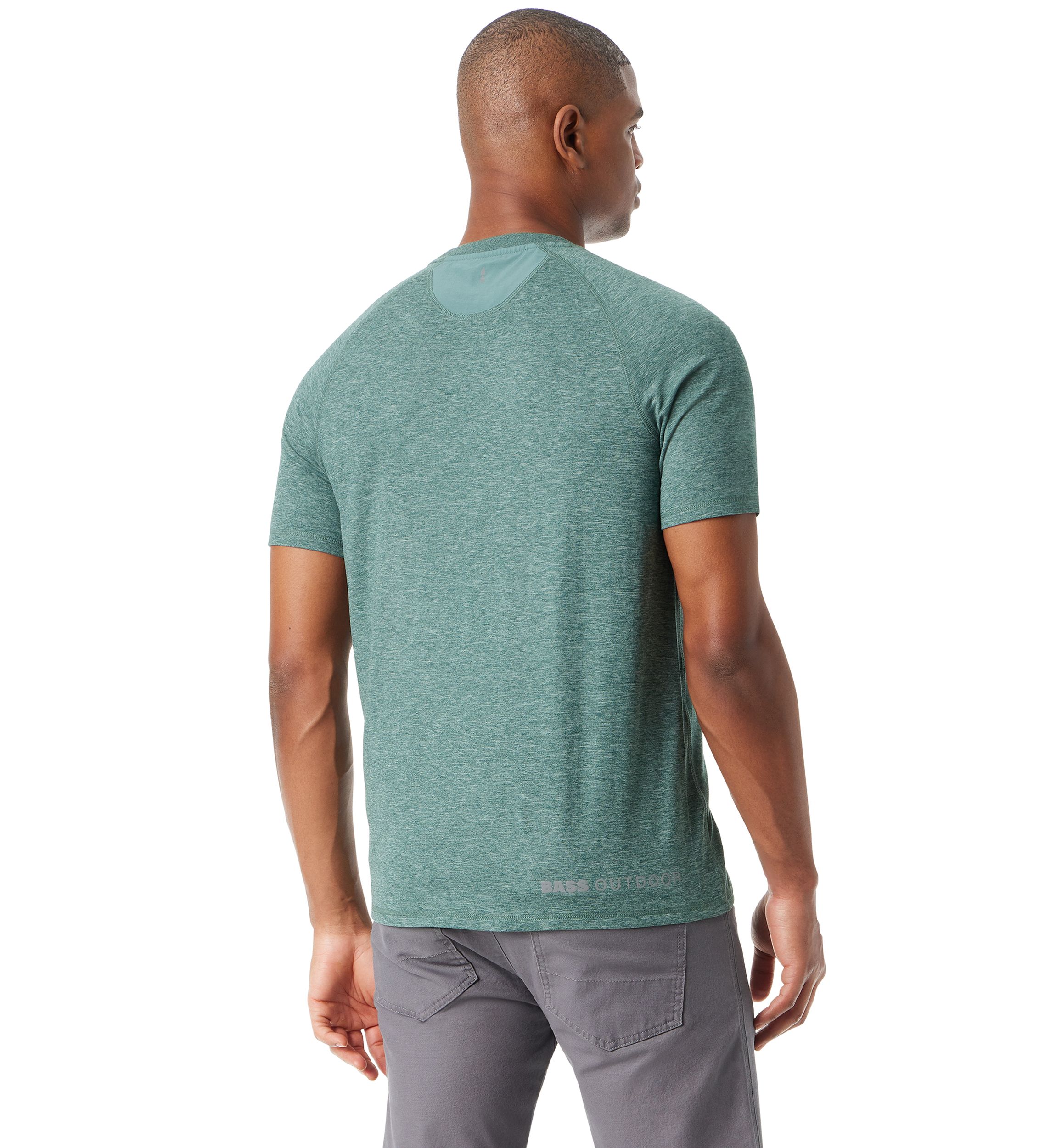 Mens Short Sleeve Micro Tech Performance T-Shirt