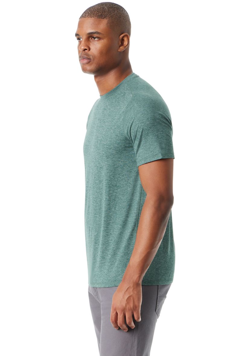 Mens Short Sleeve Micro Tech Performance T-Shirt