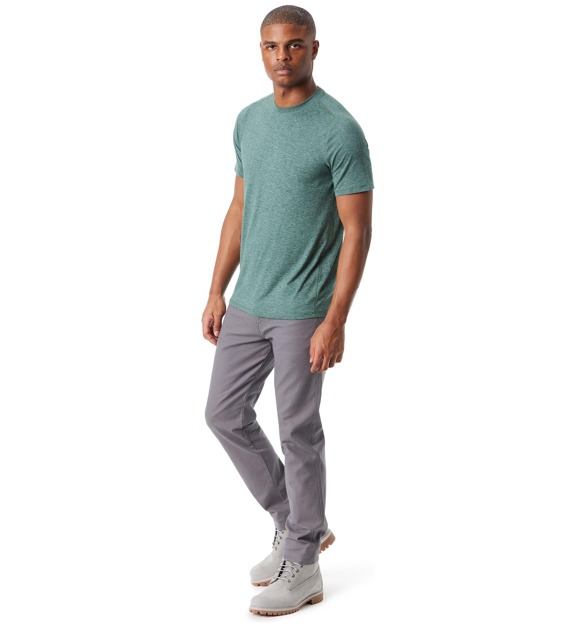 Mens Short Sleeve Micro Tech Performance T-Shirt