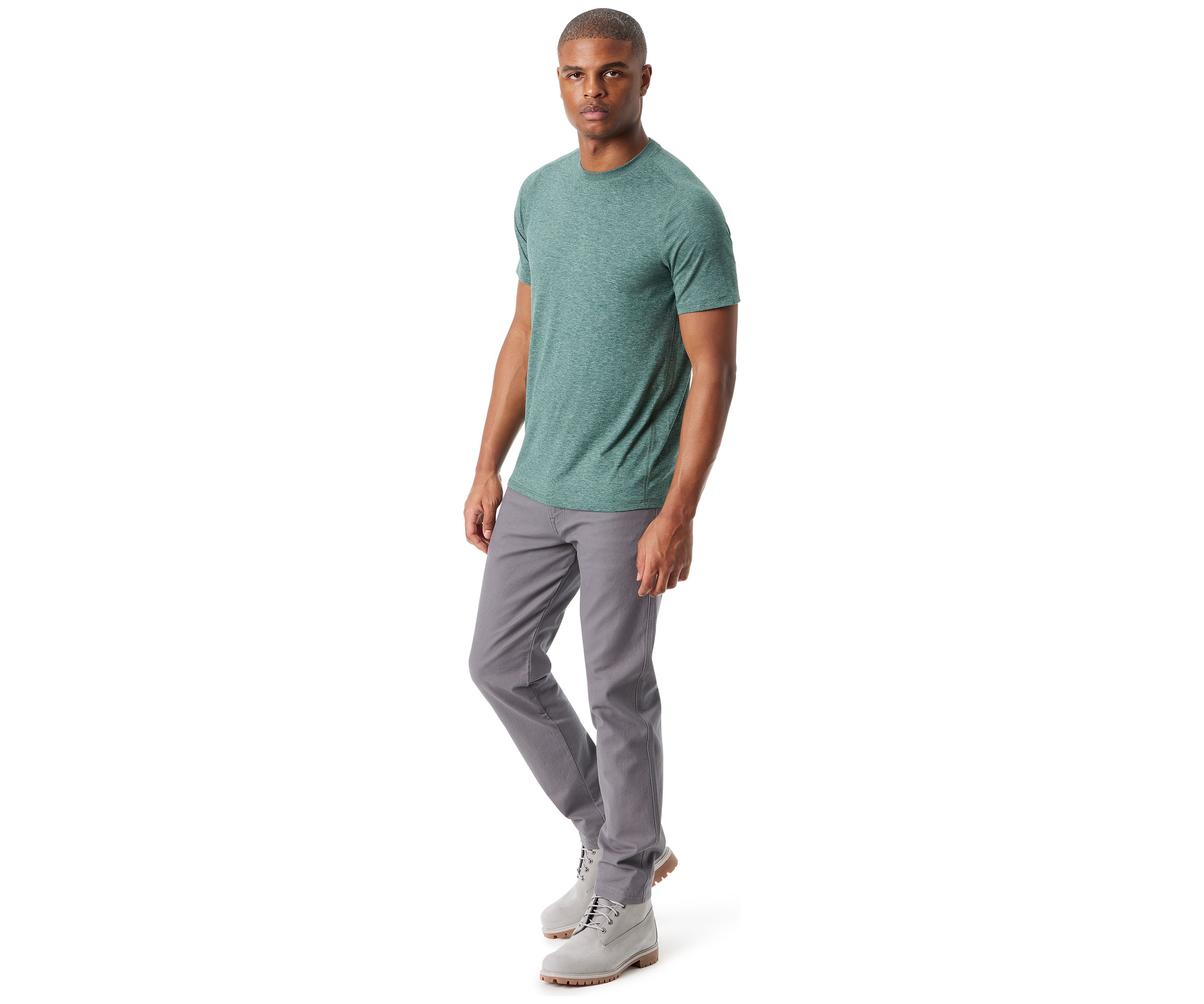 Mens Short Sleeve Micro Tech Performance T-Shirt